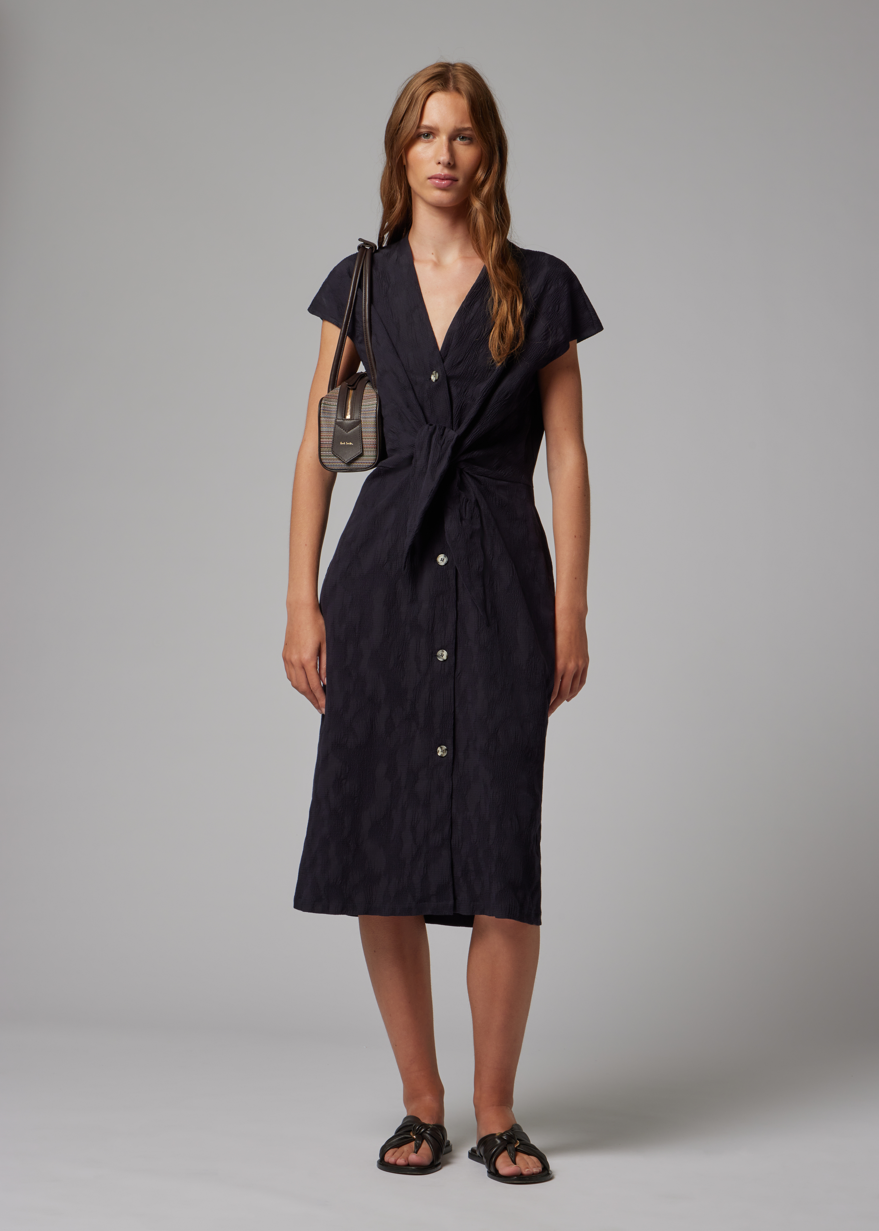joanna hope midi dresses Joanna Hope Belted Pleat Midi Dress