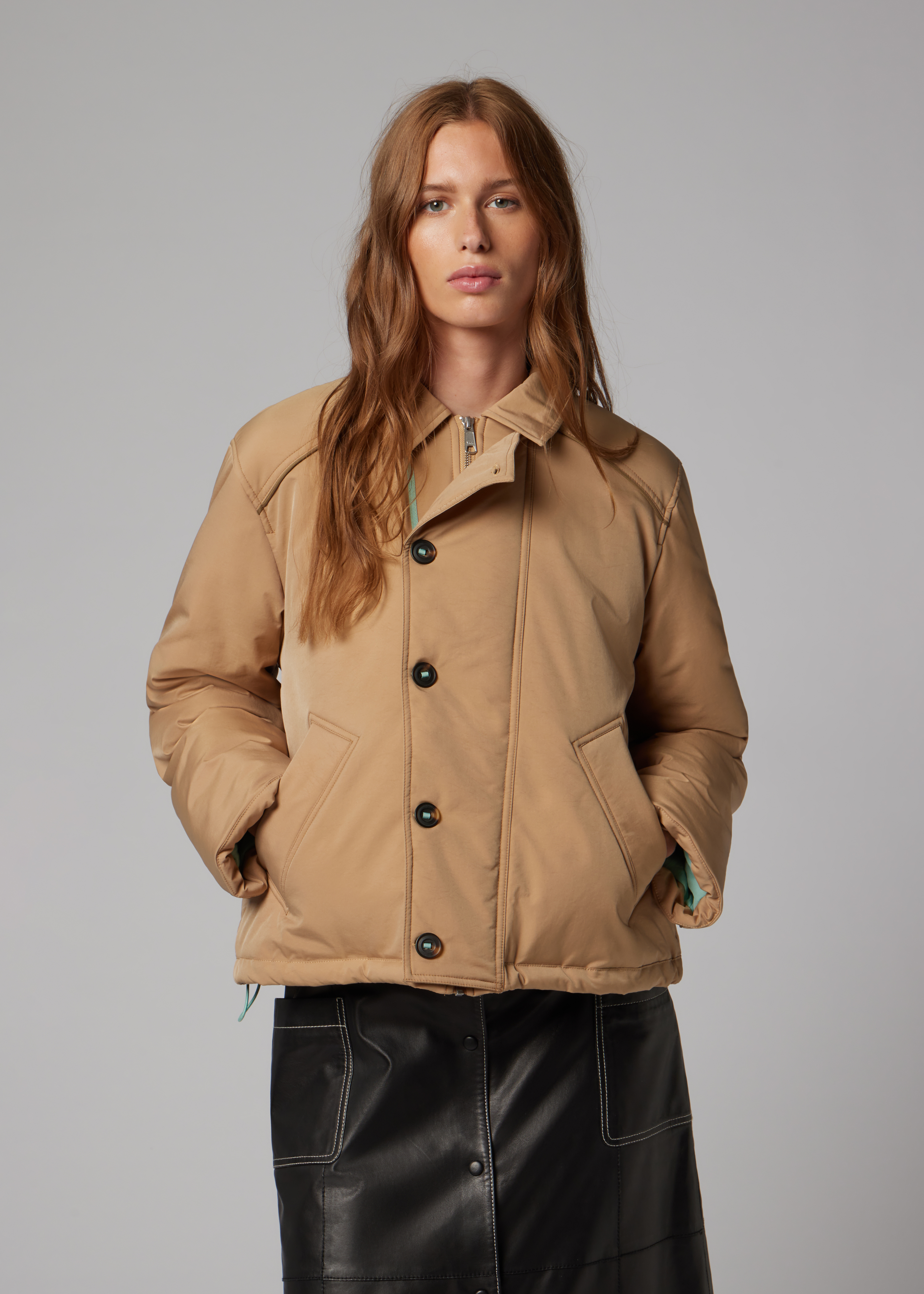 PS Paul Smith Women's Tan Short Jacket | King's Cross