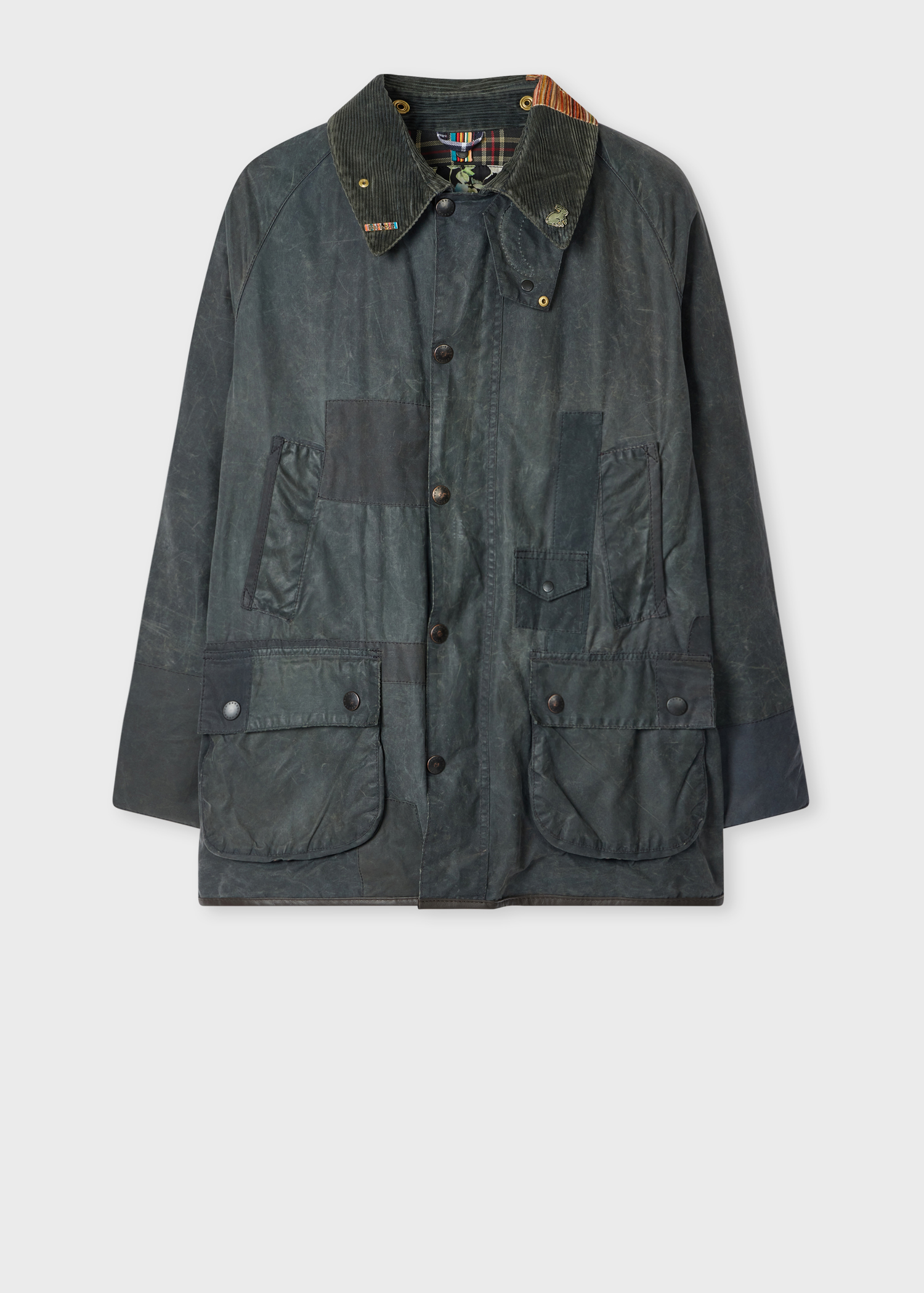 Paul Smith loves Barbour - Re-Loved Navy Waxed Jacket thumbnail 7