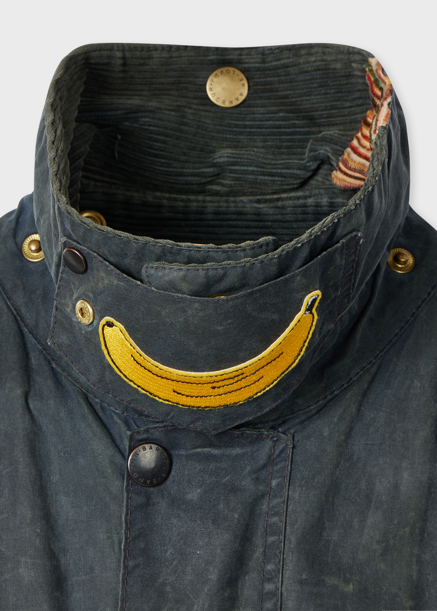 Paul Smith loves Barbour - Re-Loved Navy Waxed Jacket thumbnail 8
