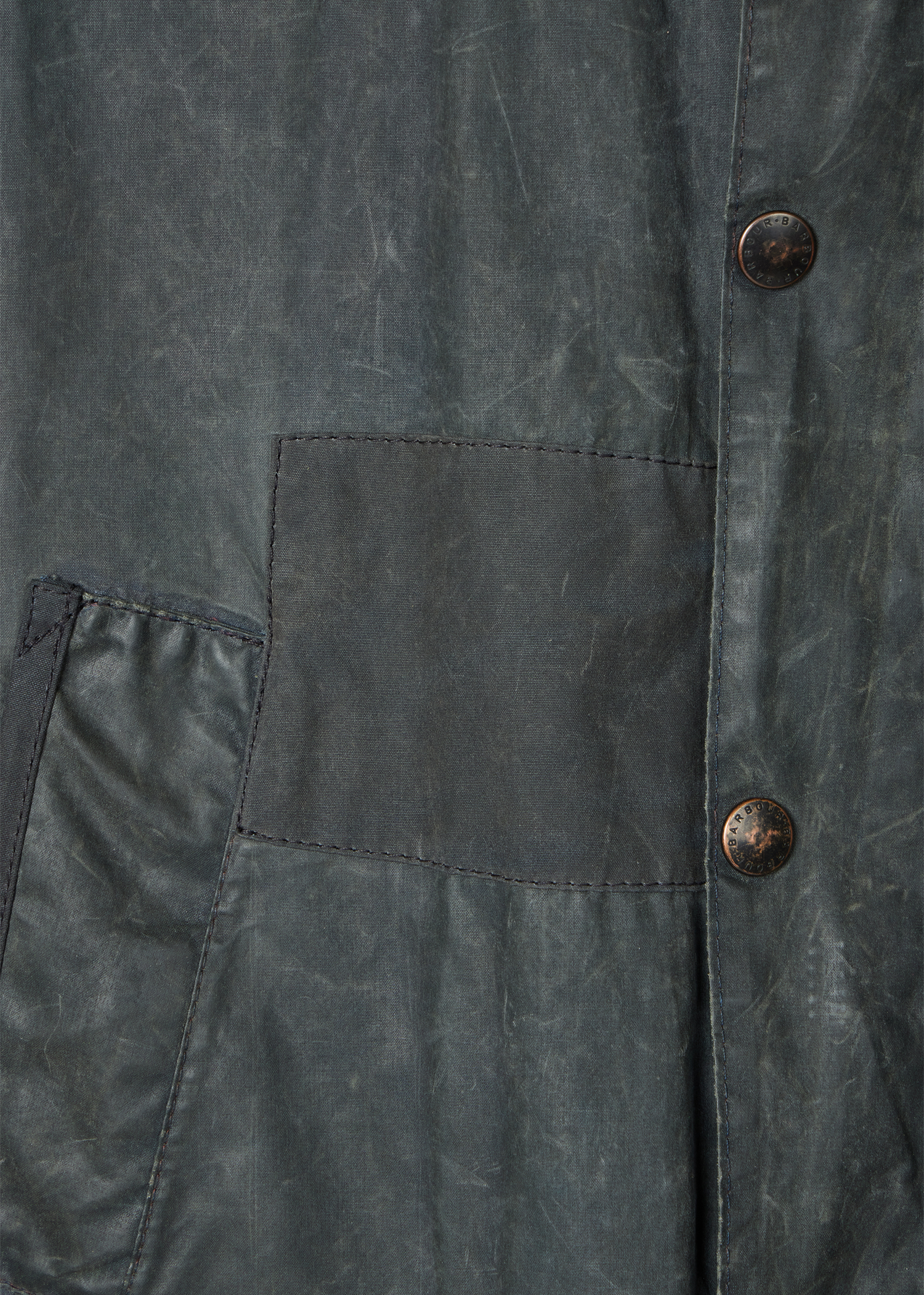 Paul Smith loves Barbour - Re-Loved Navy Waxed Jacket thumbnail 9
