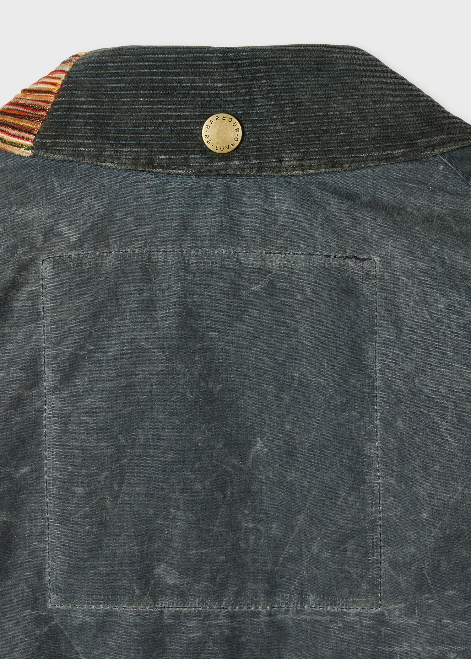 Paul Smith loves Barbour - Re-Loved Navy Waxed Jacket thumbnail 12