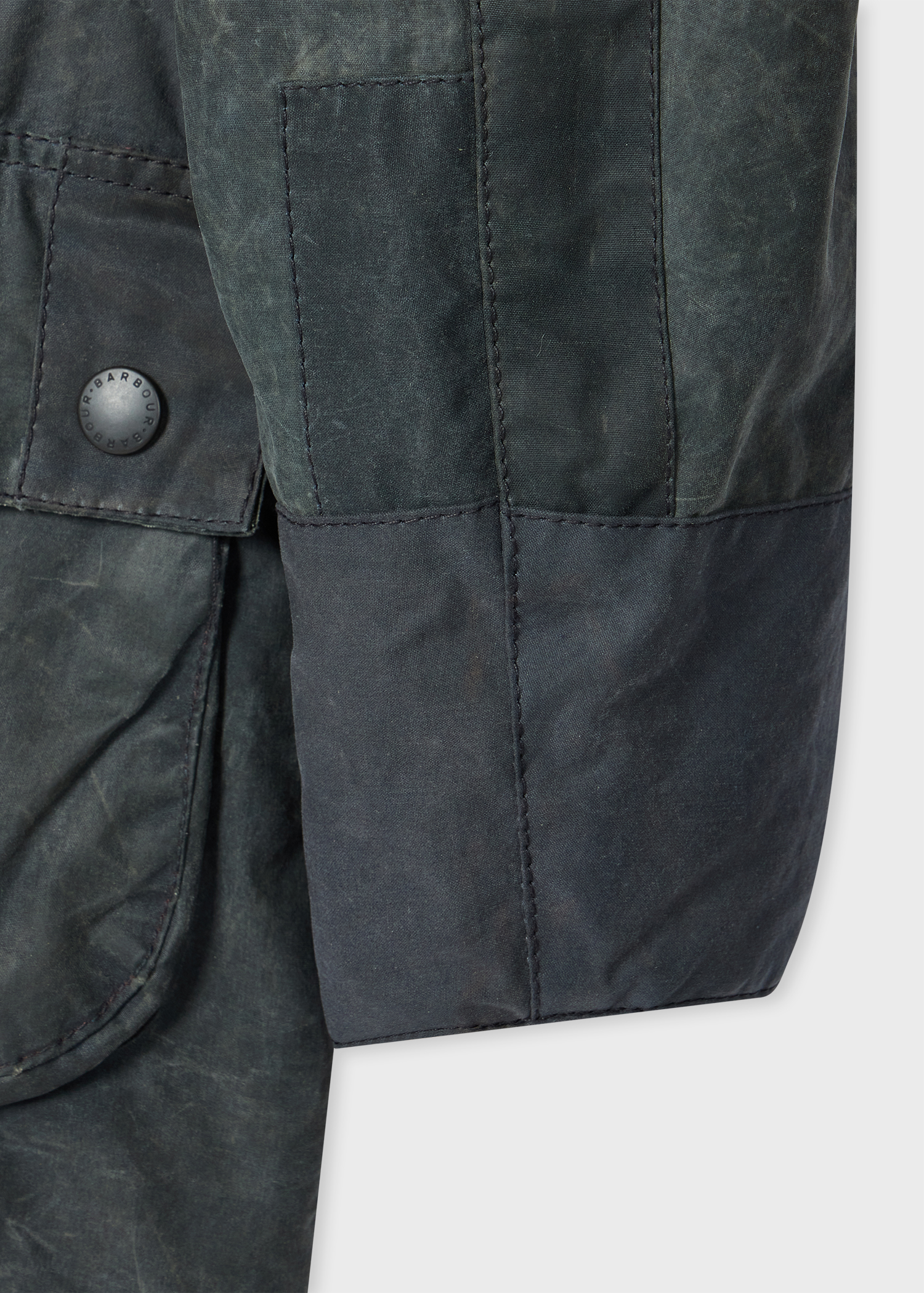 Paul Smith loves Barbour - Re-Loved Navy Waxed Jacket thumbnail 13