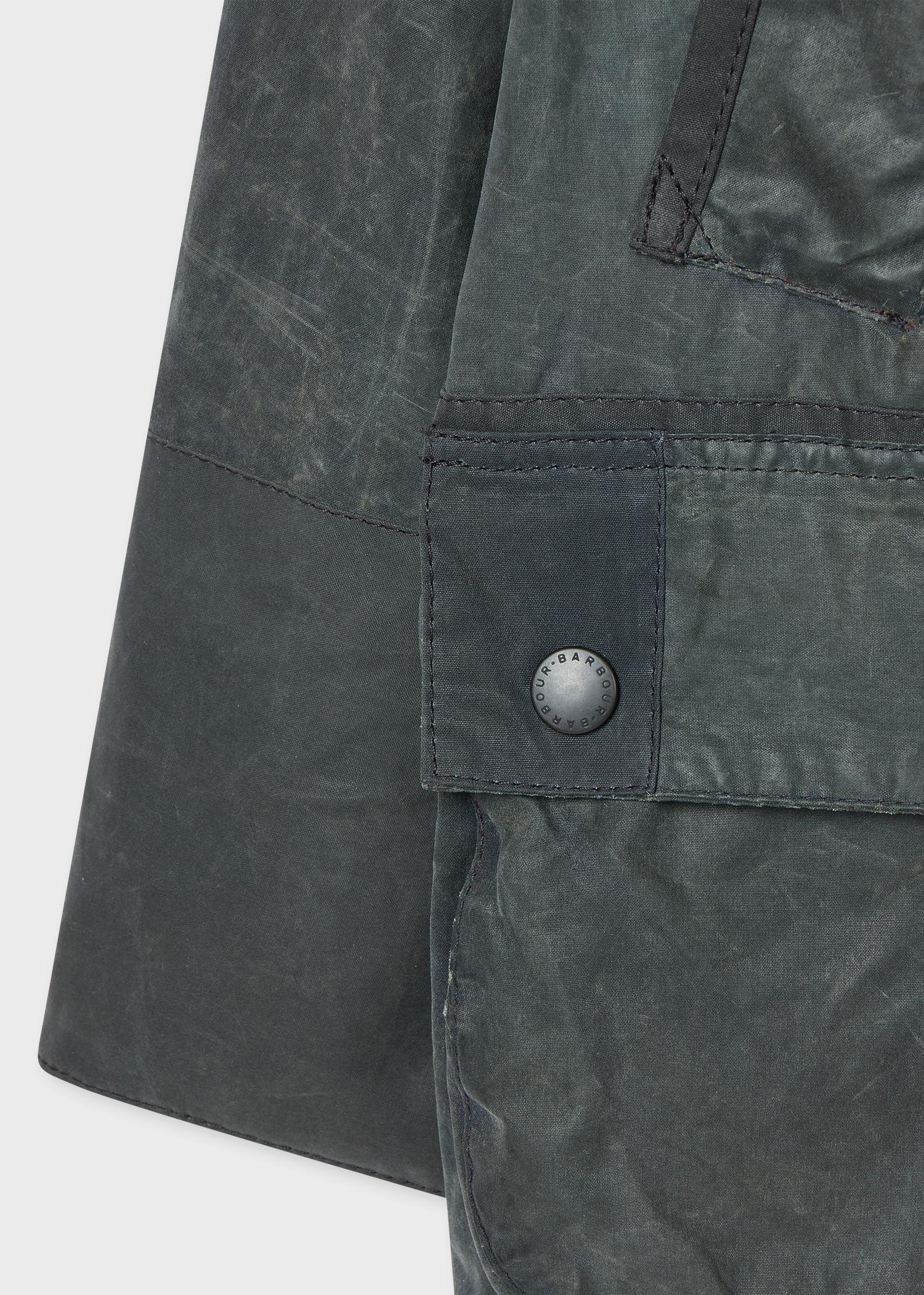 Paul Smith loves Barbour - Re-Loved Navy Waxed Jacket thumbnail 15