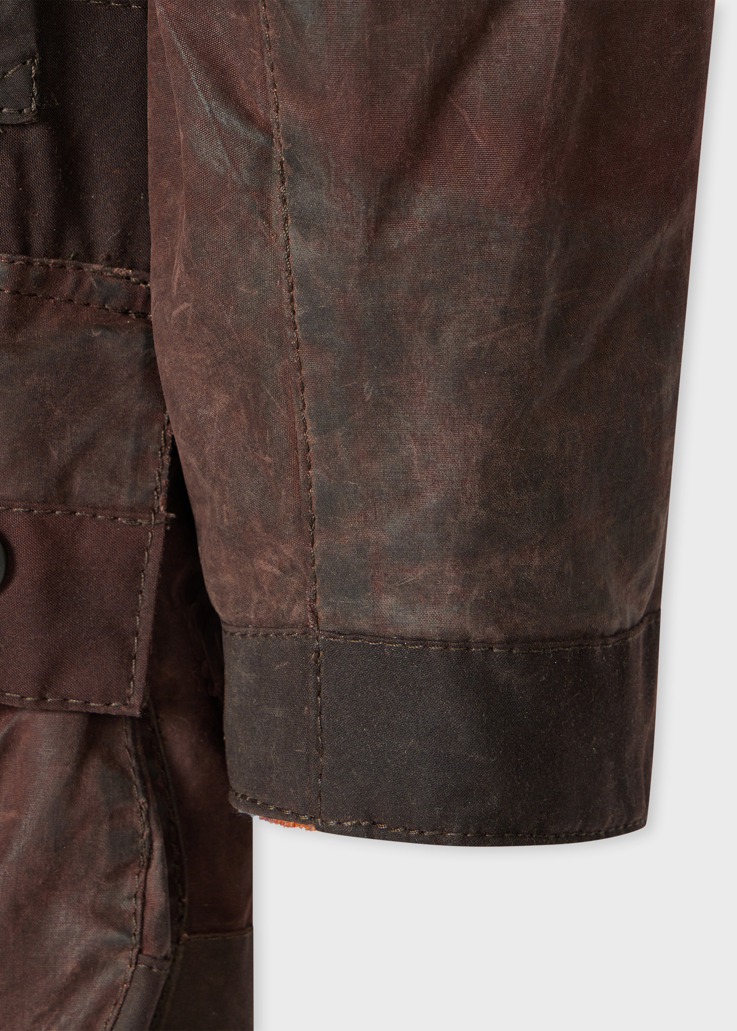 Paul Smith loves Barbour - Re-Loved Brown Waxed Jacket thumbnail 12
