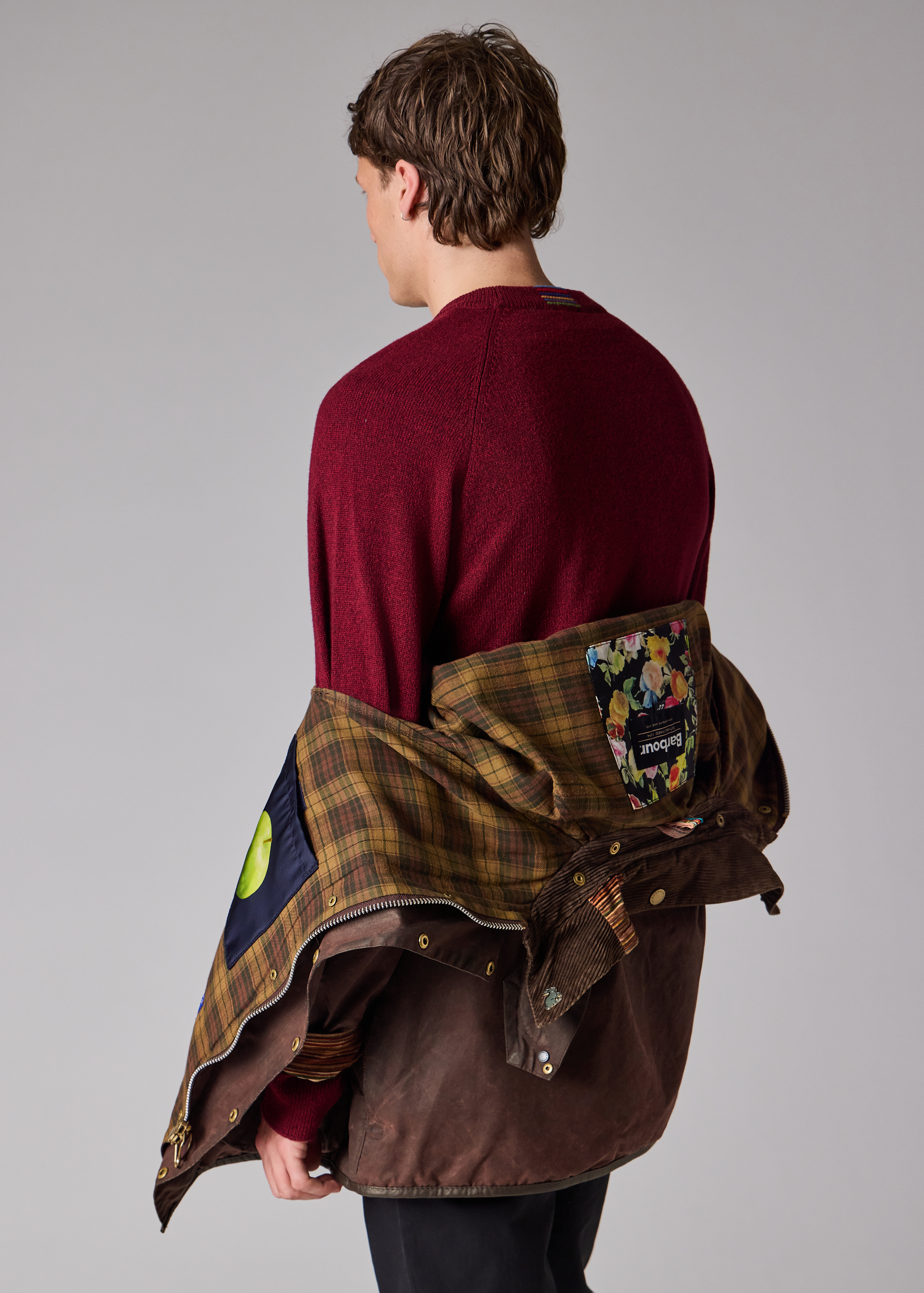 Paul Smith loves Barbour - Re-Loved Brown Waxed Jacket thumbnail 4