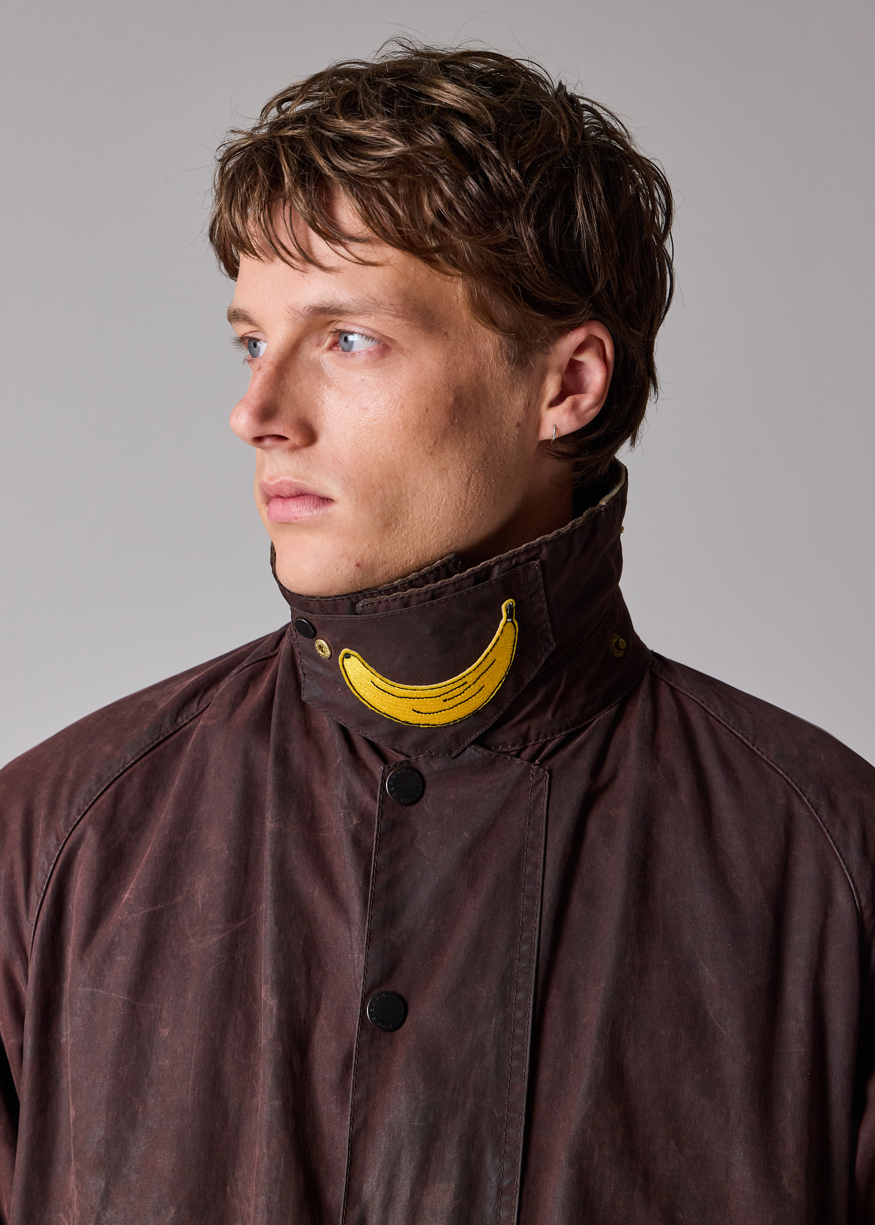 Paul Smith loves Barbour - Re-Loved Brown Waxed Jacket thumbnail 5