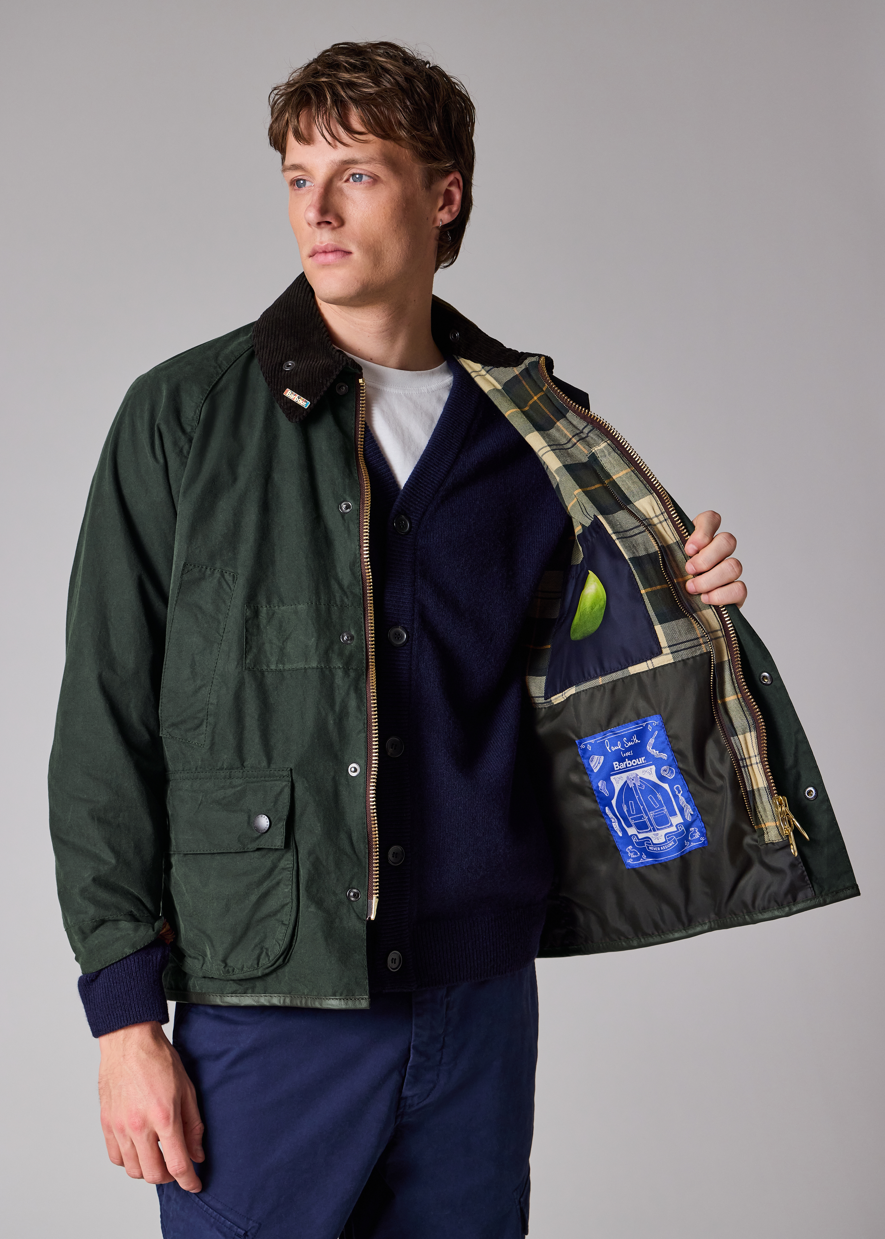 Paul Smith loves Barbour - Rustic Beeston Wax Jacket | King's Cross Paul Smith loves Barbour - Rustic Beeston Wax Jacket | King's Cross