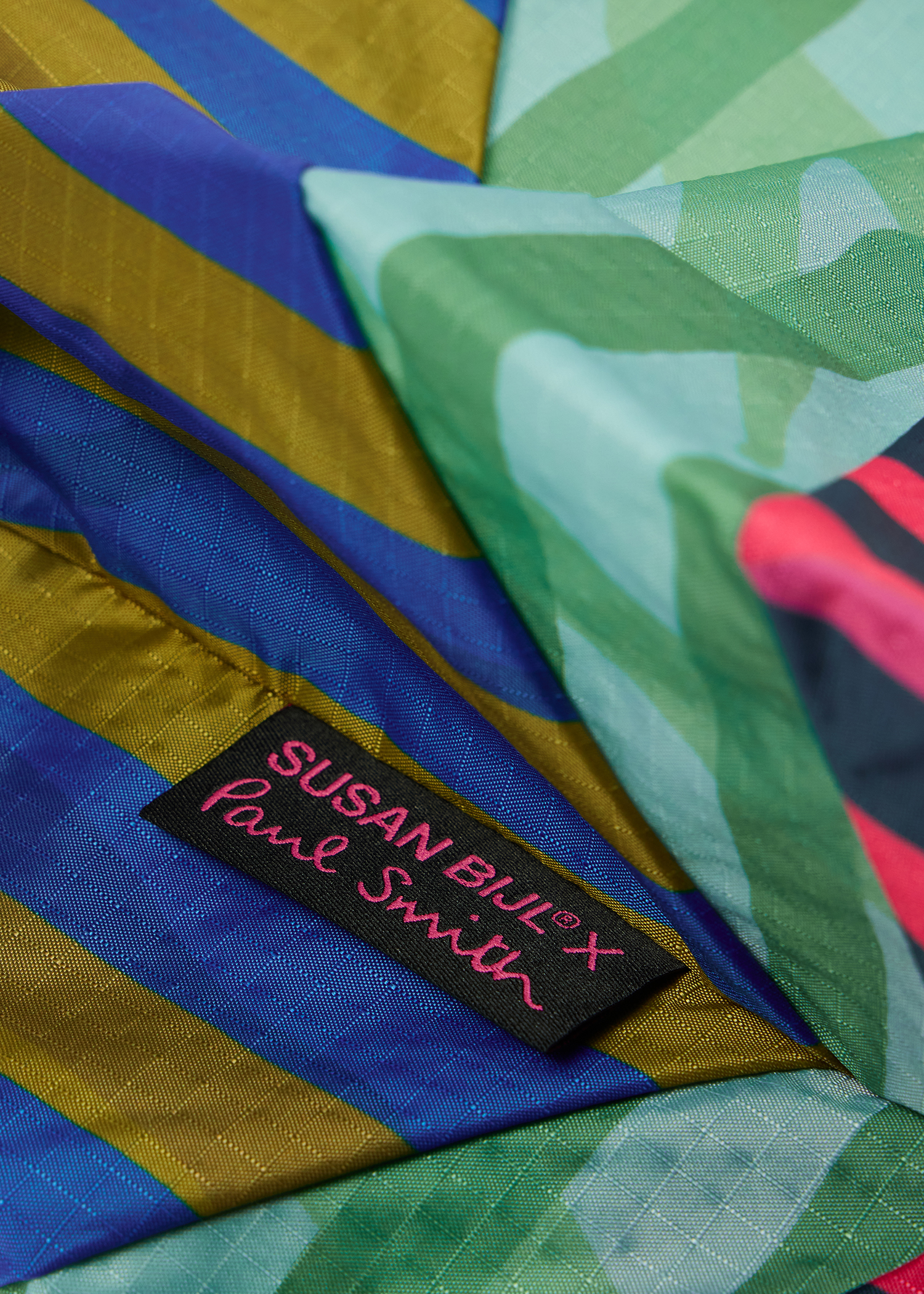 Susan Bijl x Paul Smith - Pink Mixed-Stripe 'The New Shopping Bag