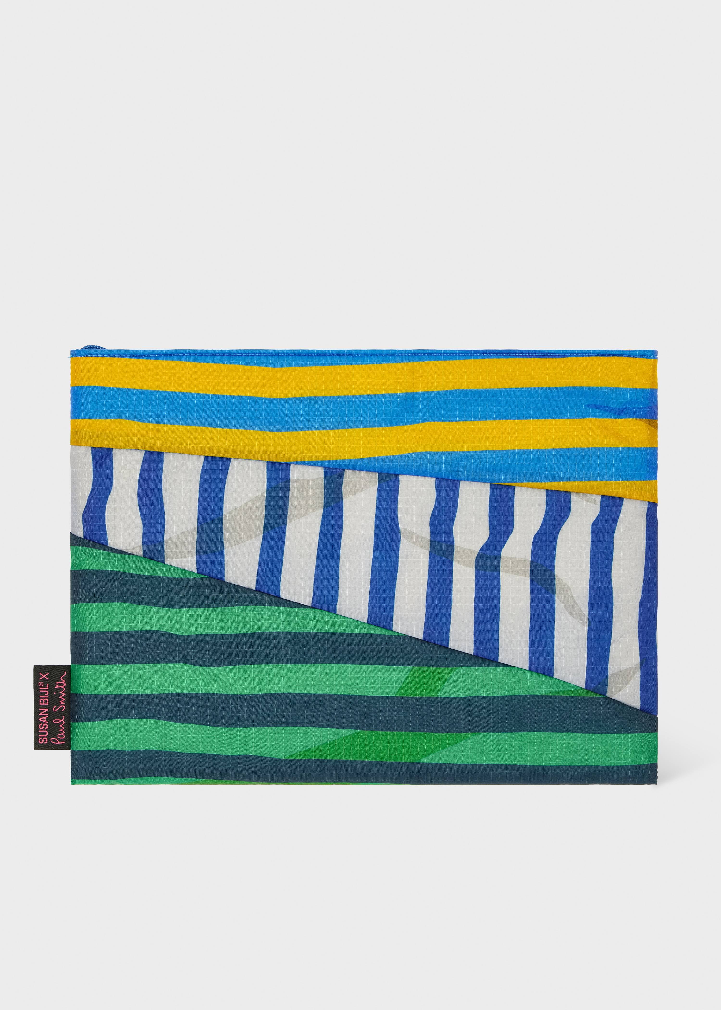 Susan Bijl x Paul Smith - Blue Mixed Stripe 