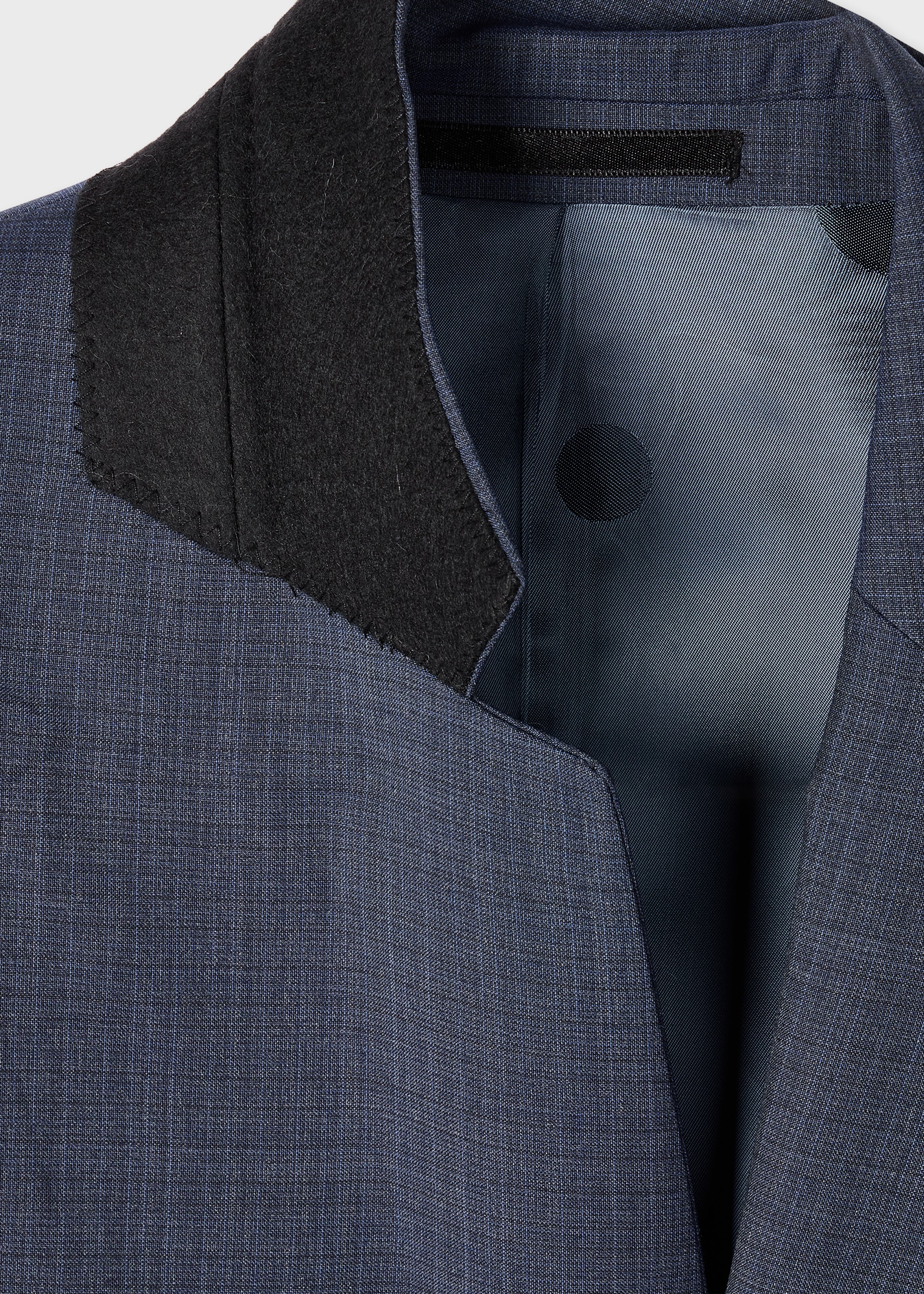 The Soho - Tailored-Fit Dark Blue Wool Suit thumbnail 2