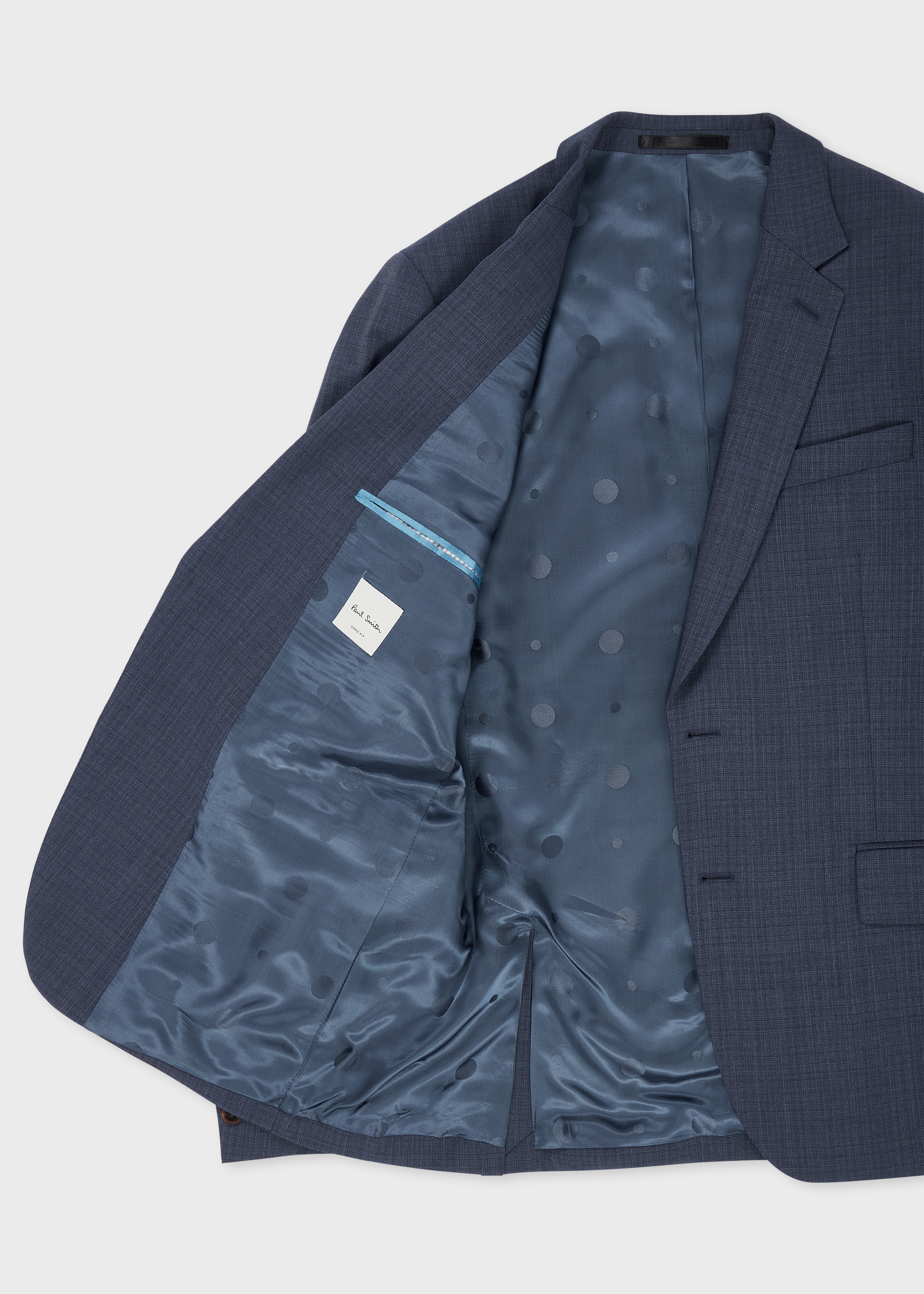 The Soho - Tailored-Fit Dark Blue Wool Suit thumbnail 4