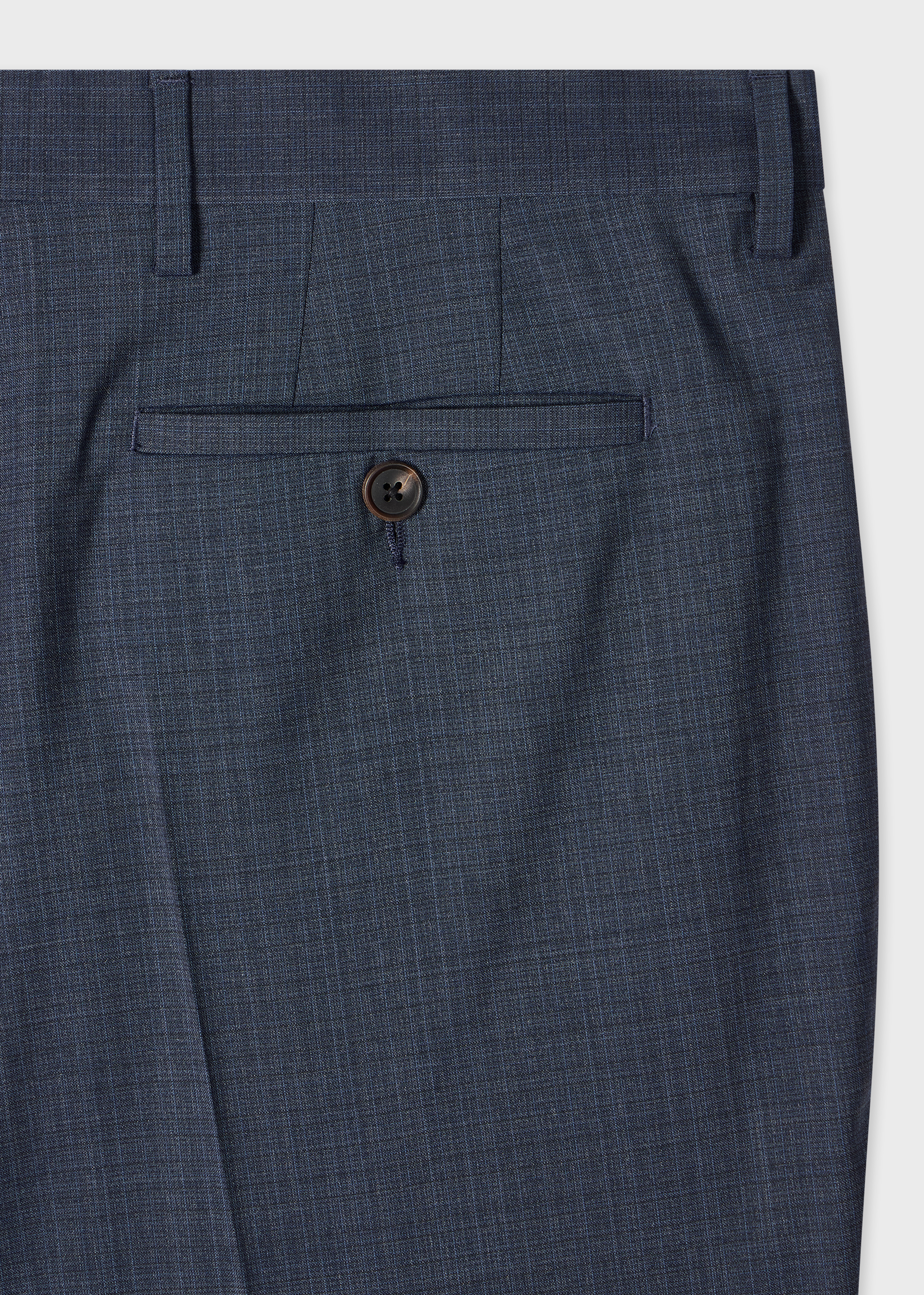 The Soho - Tailored-Fit Dark Blue Wool Suit thumbnail 6