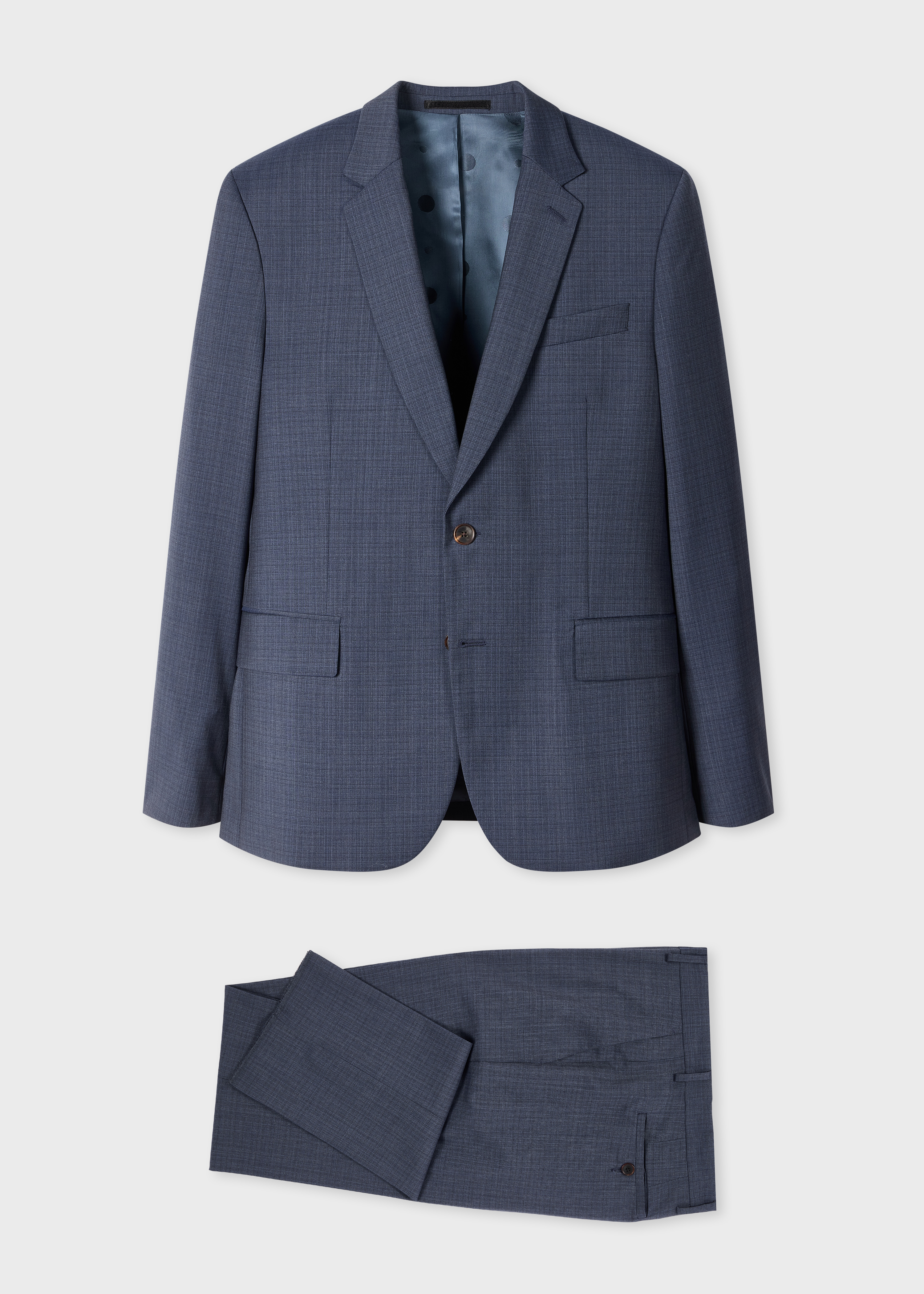 The Soho - Tailored-Fit Dark Blue Wool Suit thumbnail 7