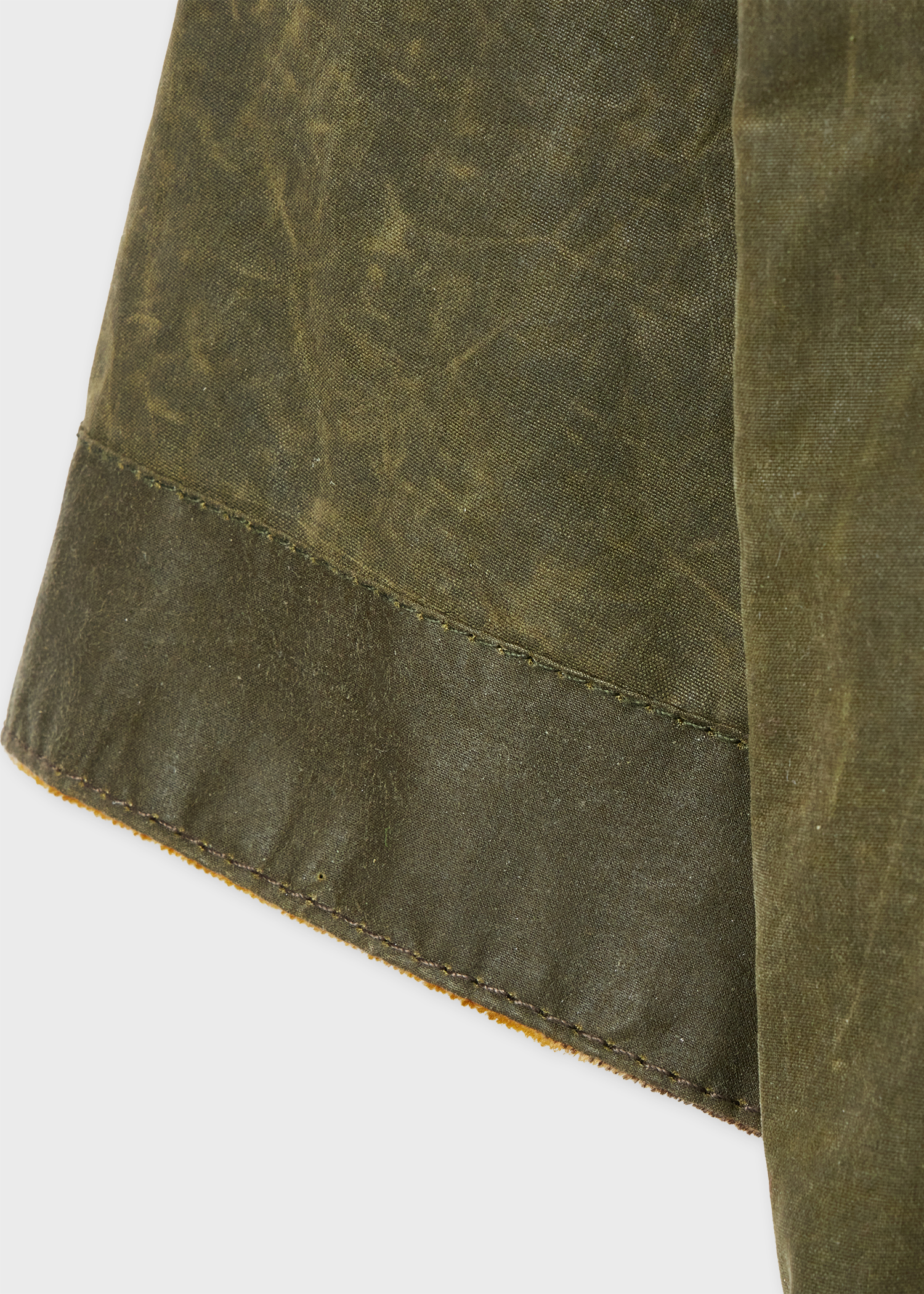Paul Smith Loves Barbour - Re-Loved Green Gamefair Waxed Jacket thumbnail 20