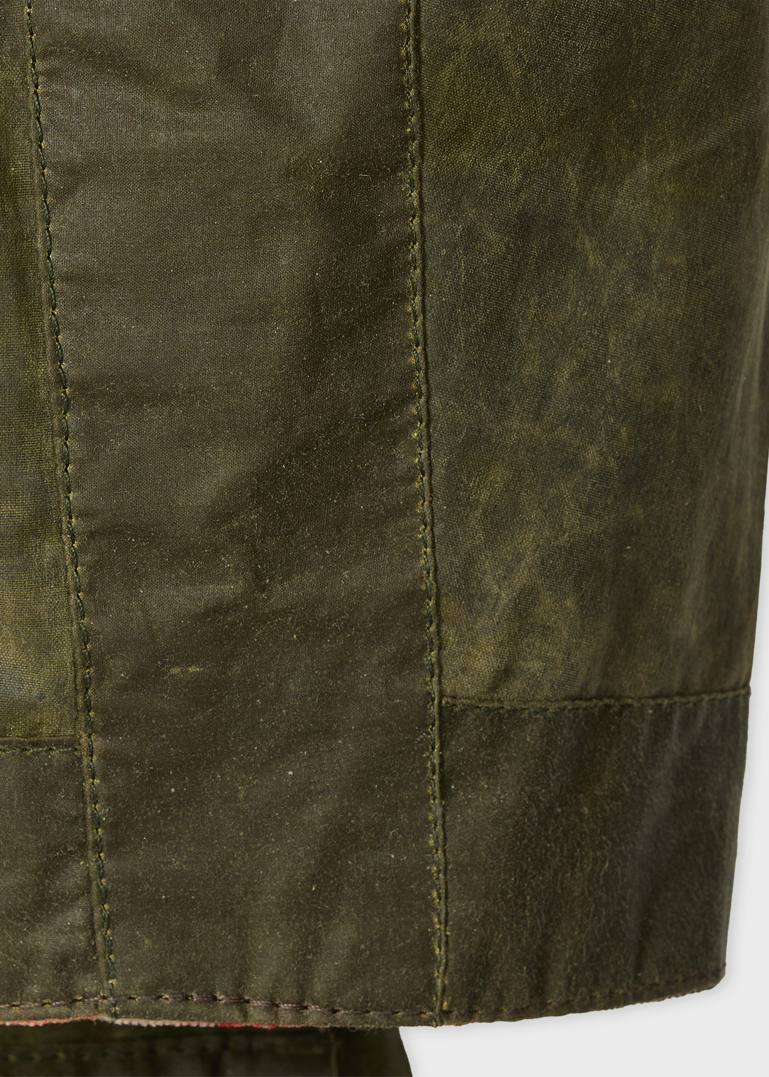 Paul Smith Loves Barbour - Re-Loved Green Gamefair Waxed Jacket thumbnail 18