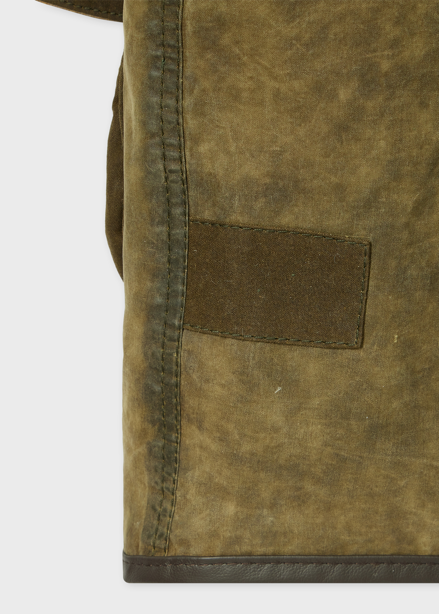 Paul Smith Loves Barbour - Re-Loved Green Border Waxed Jacket thumbnail 17