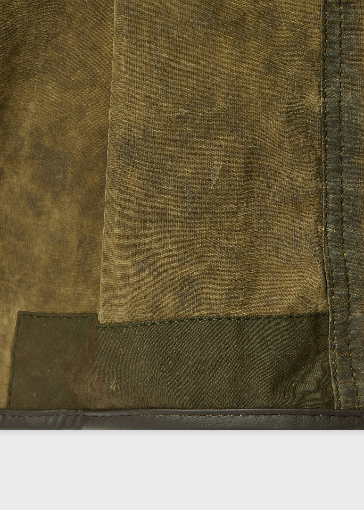 Paul Smith Loves Barbour - Re-Loved Green Border Waxed Jacket thumbnail 18