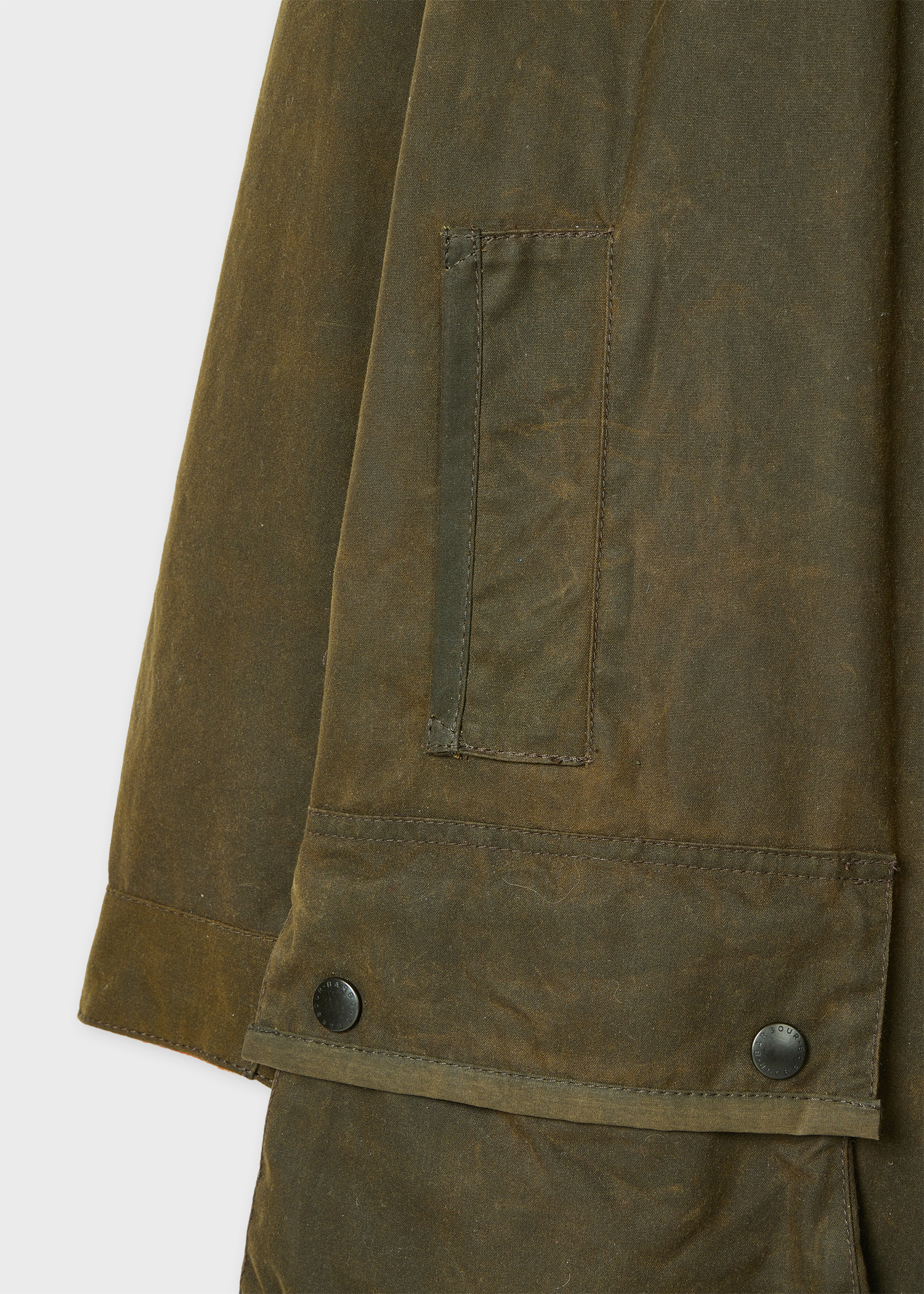 Paul Smith Loves Barbour - Re-Loved Green Northumbria Waxed Jacket thumbnail 10