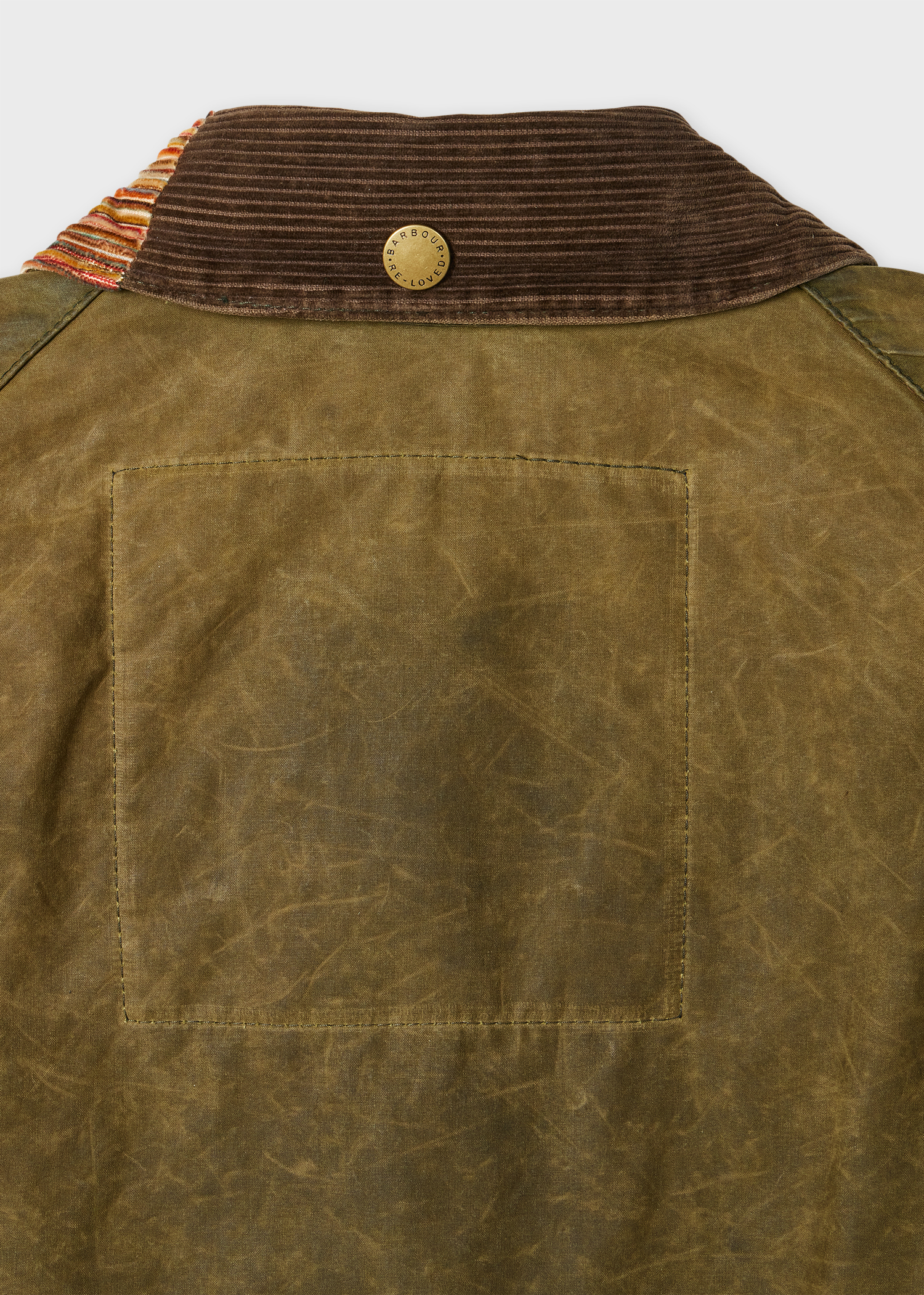 Paul Smith Loves Barbour - Re-Loved Green Beaufort Waxed Jacket thumbnail 16