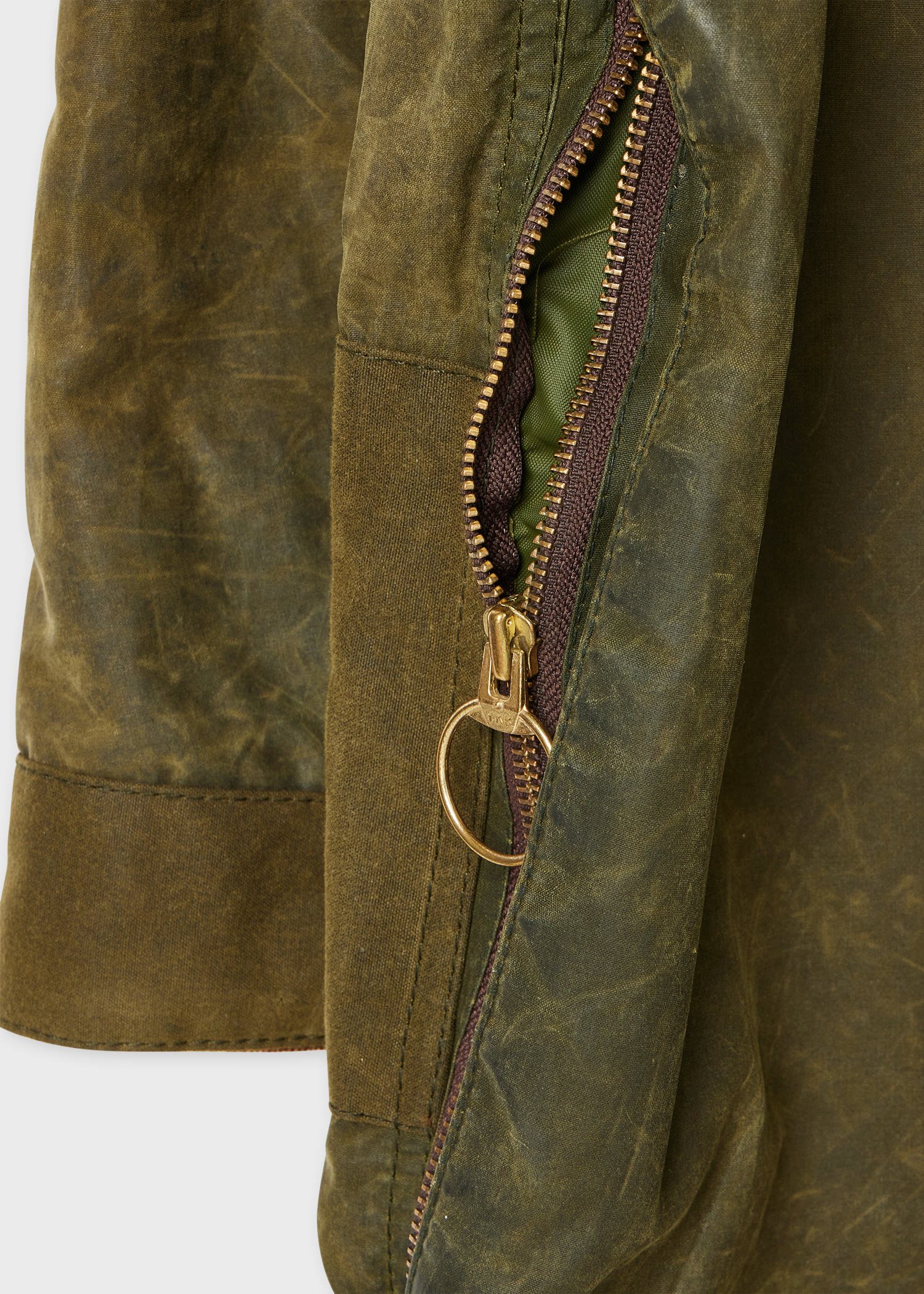 Paul Smith Loves Barbour - Re-Loved Green Beaufort Waxed Jacket thumbnail 17