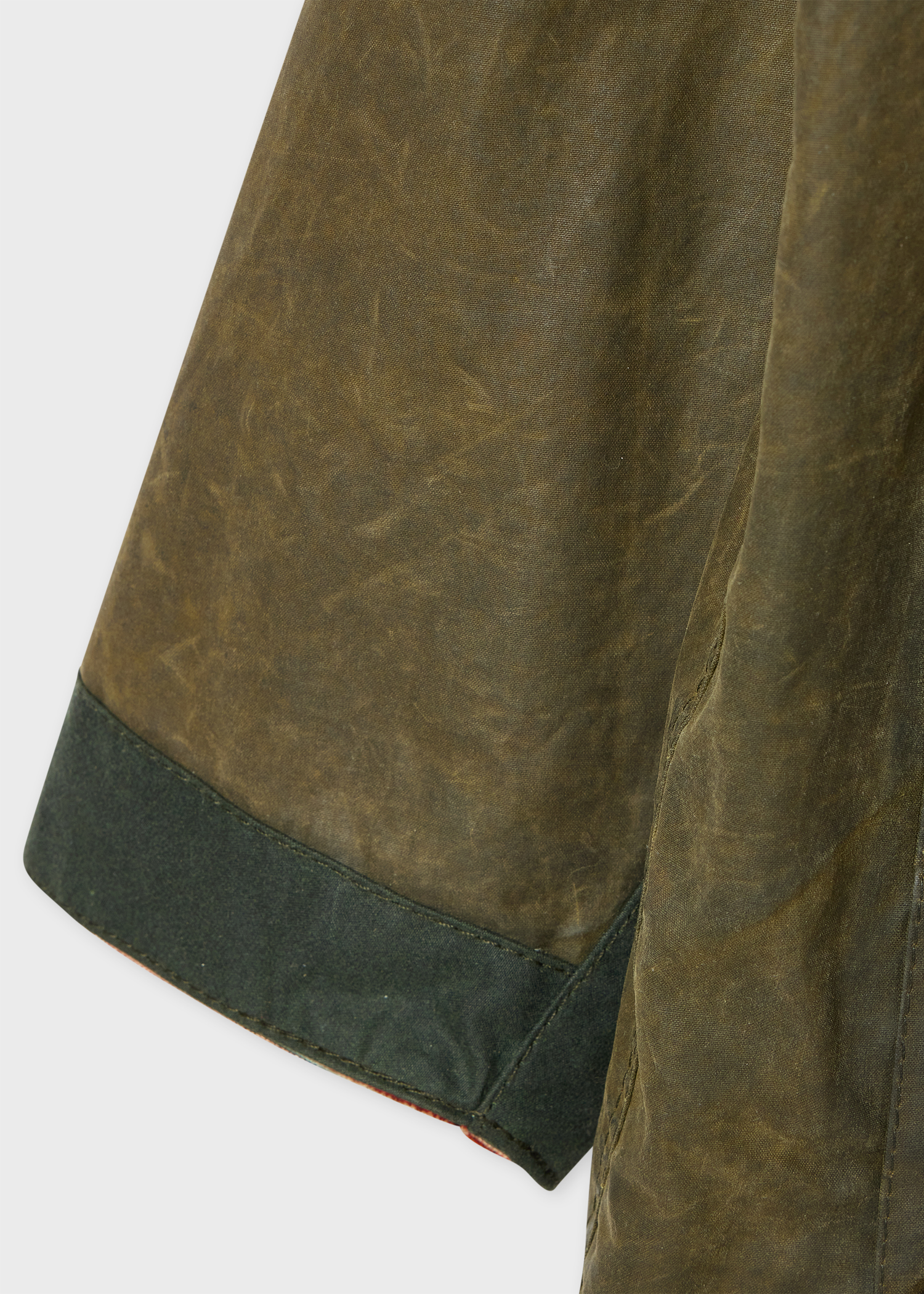 Paul Smith Loves Barbour - Re-Loved Green Bedale Waxed Jacket thumbnail 14