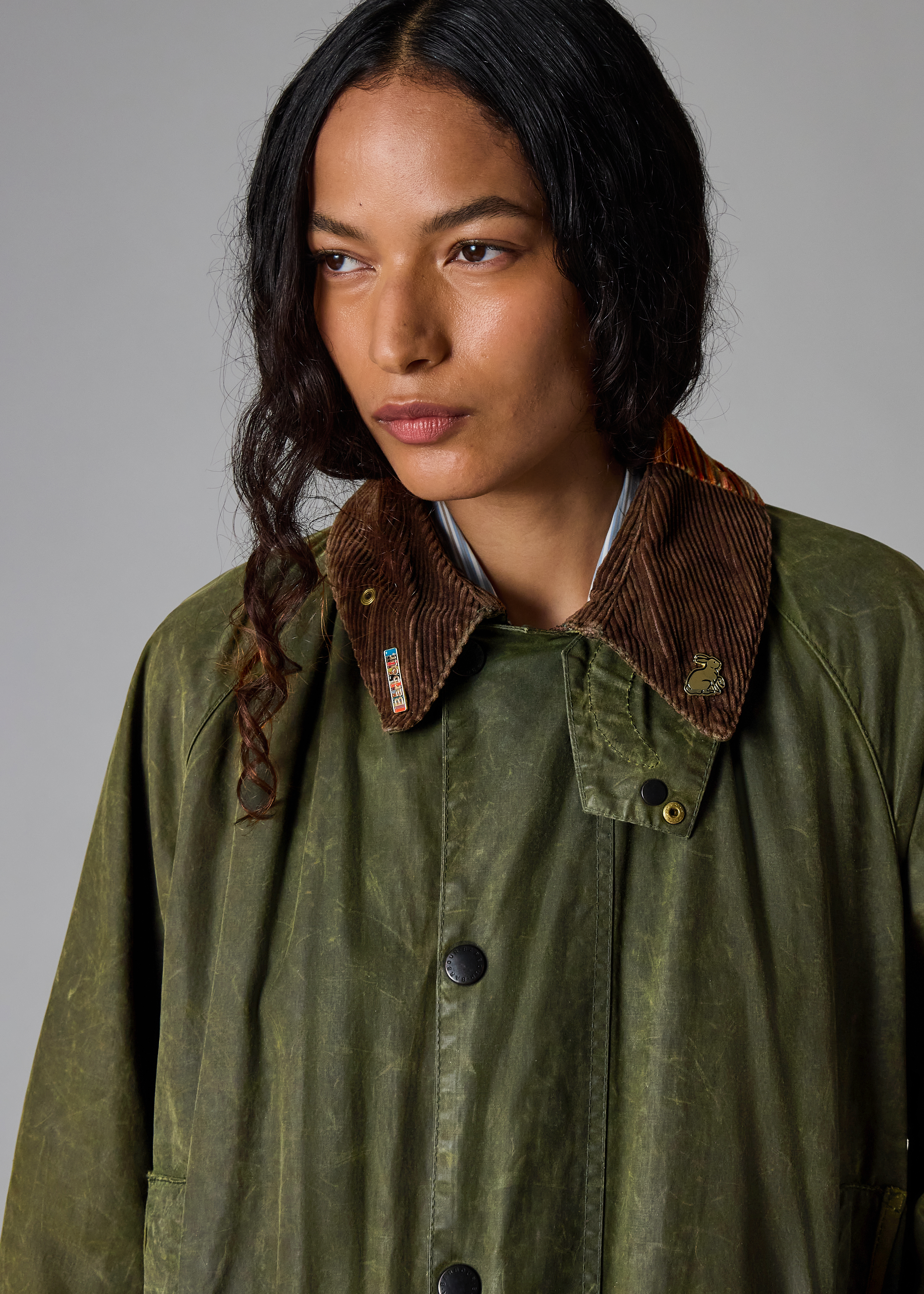 Paul Smith Loves Barbour - Re-Loved Green Gamefair Waxed Jacket