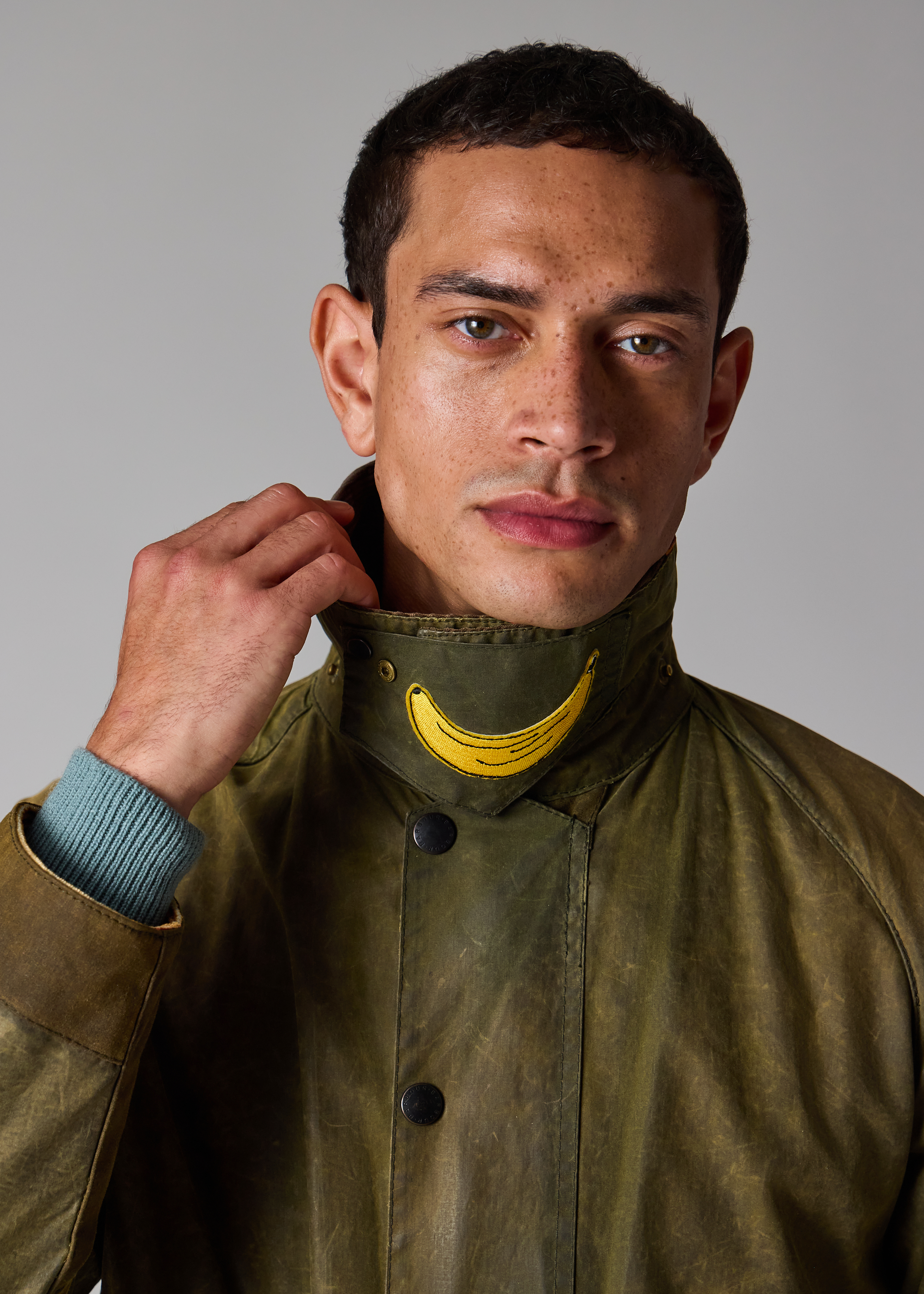Paul Smith Loves Barbour - Re-Loved Green Beaufort Waxed Jacket thumbnail 5