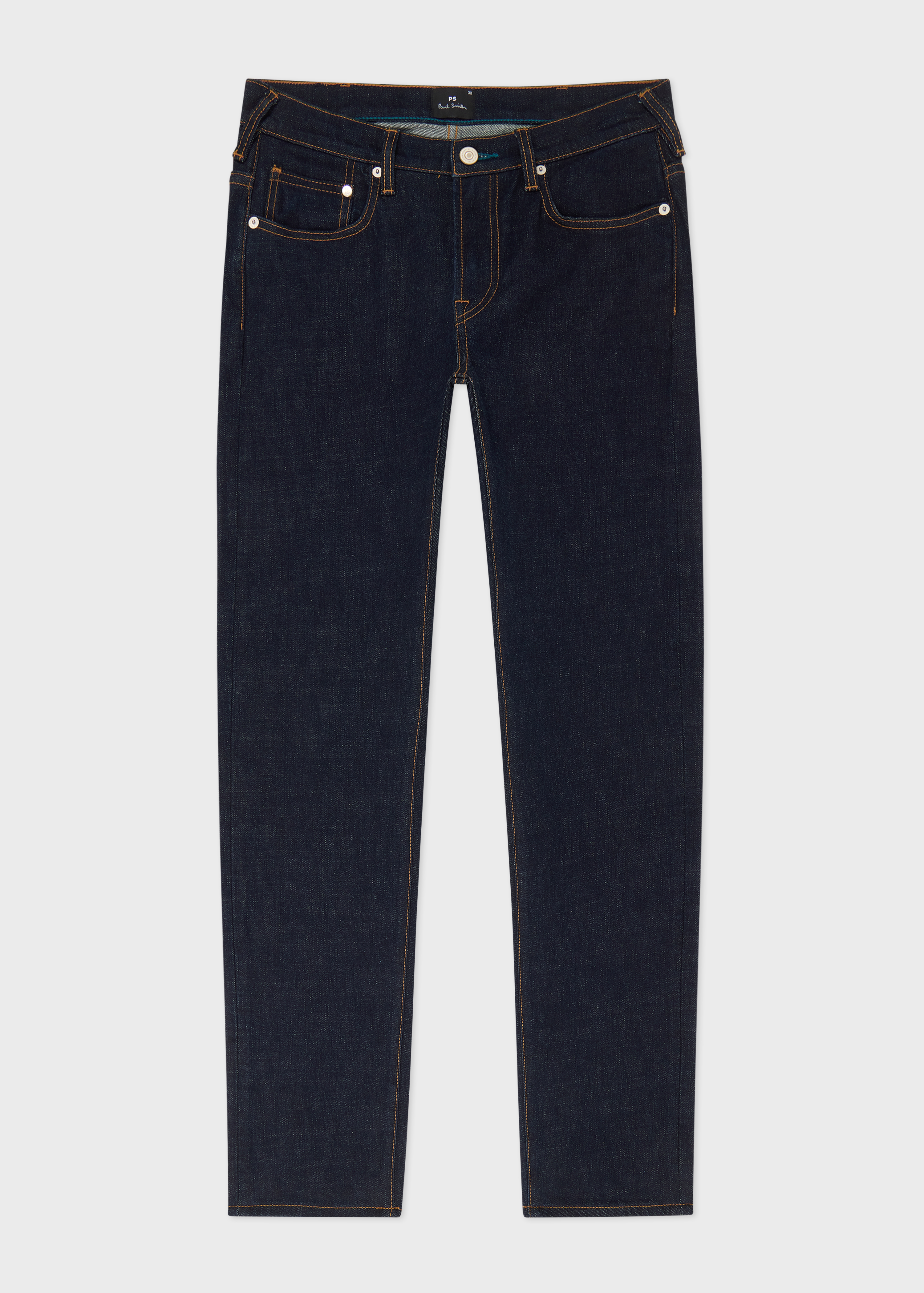 Men's Slim-Fit Indigo-Rinse 'Crosshatch Stretch' Jeans