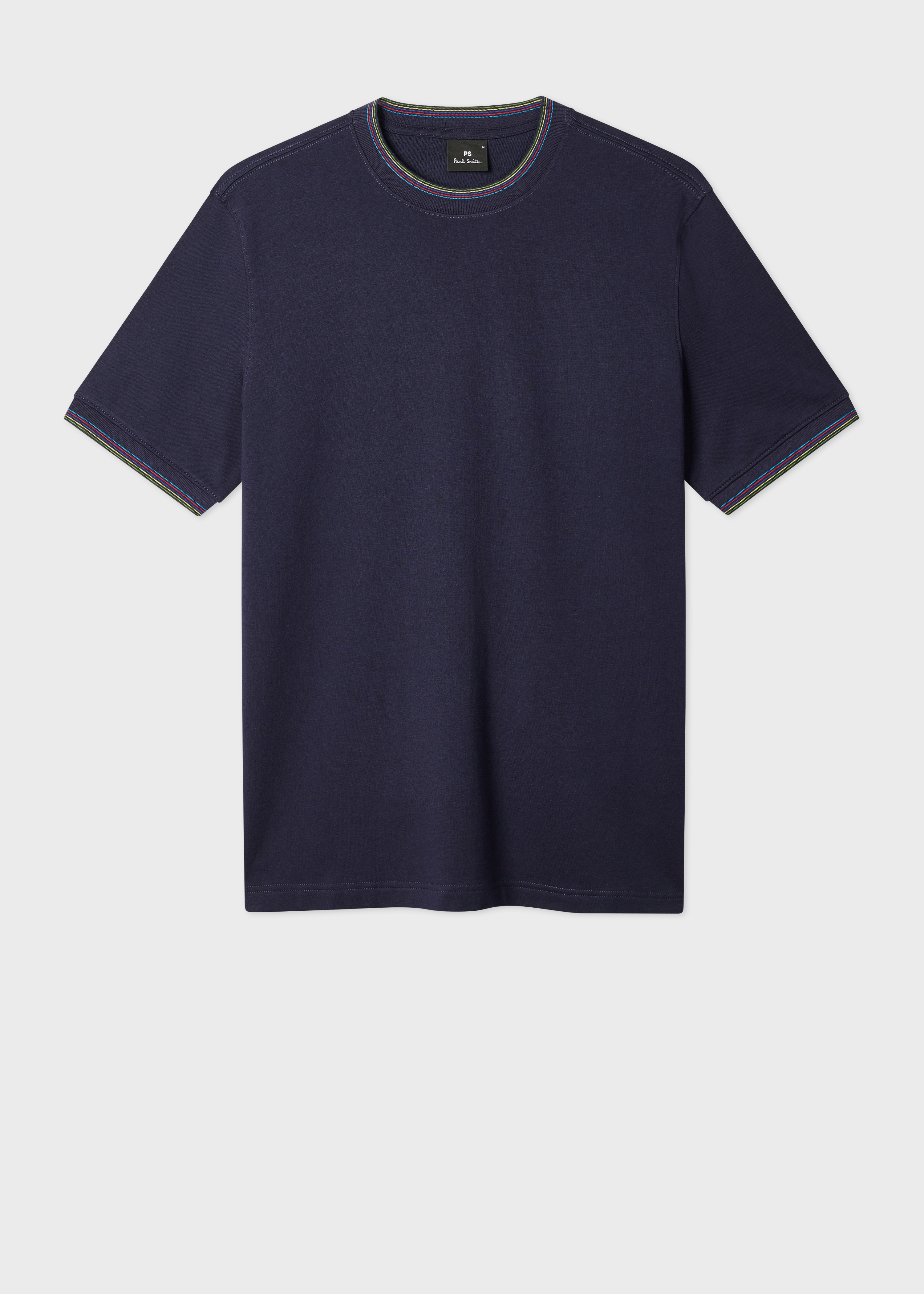 T-shirt Paul Smith Homme - Bleu Navy, Taille XS, Détail Ruban, Neuf Avec étiquettes
