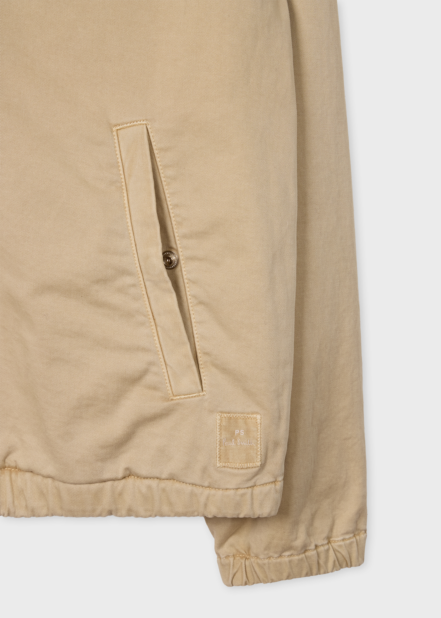Washed Tan Cotton-Twill Coach Jacket thumbnail 8