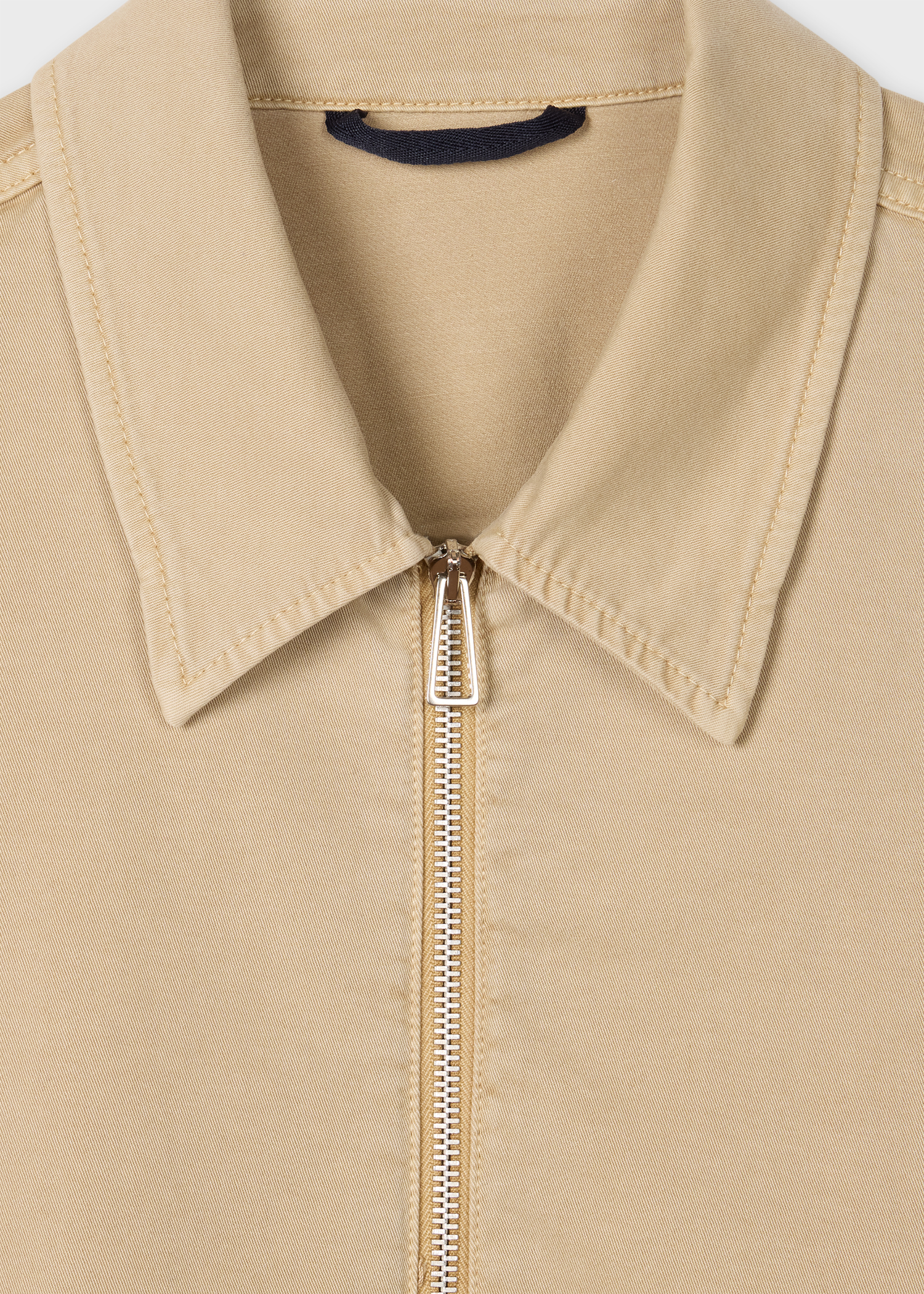 Washed Tan Cotton-Twill Coach Jacket thumbnail 9
