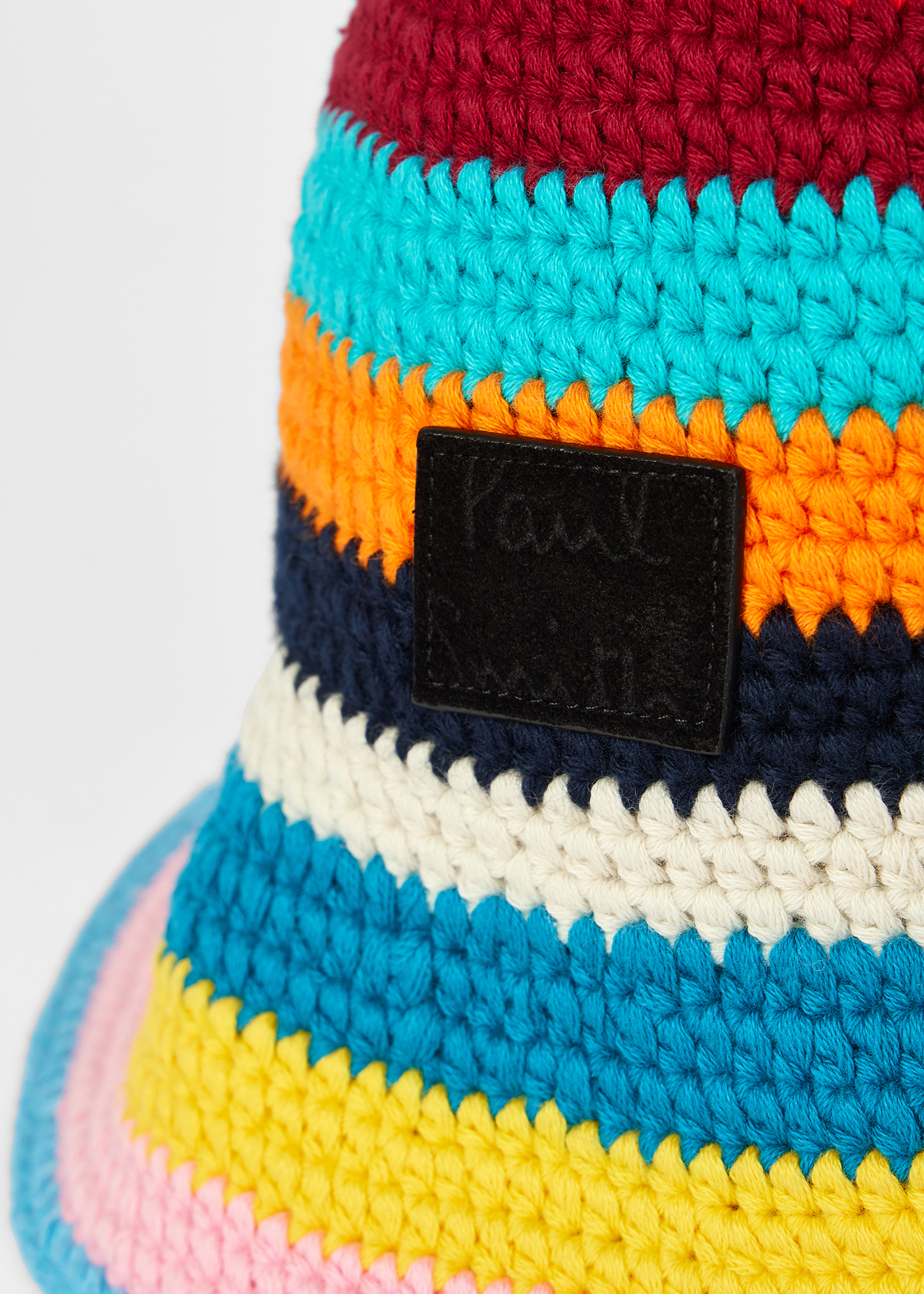 Signature Stripe' Crochet Bucket Hat