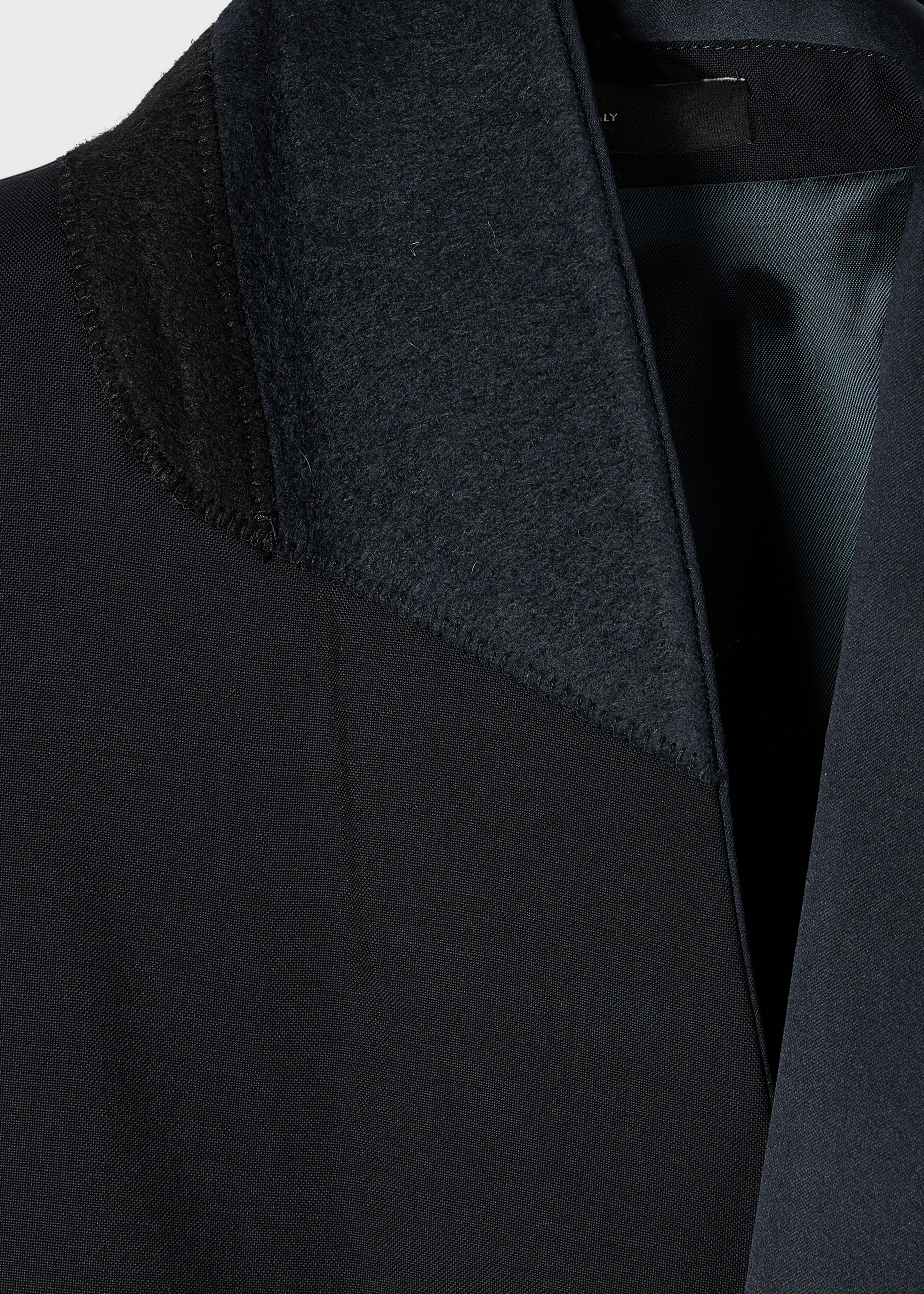 Navy Wool-Mohair Evening Blazer thumbnail 13