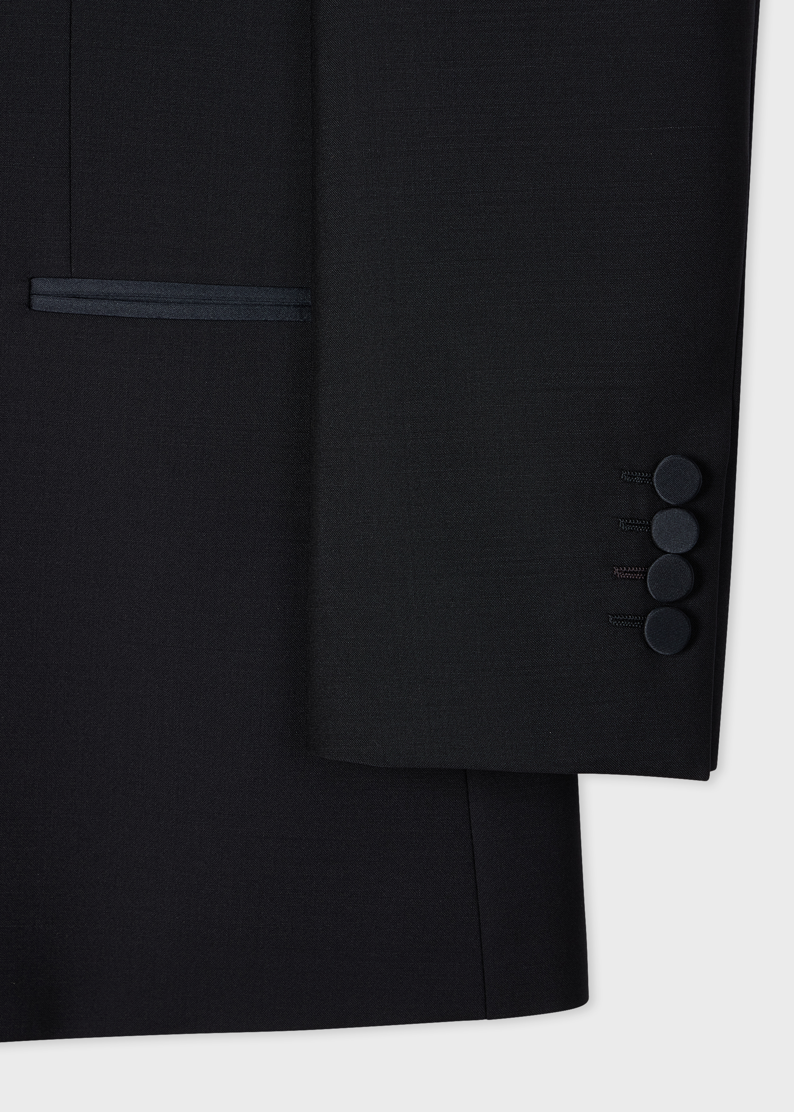 Navy Wool-Mohair Evening Blazer thumbnail 14