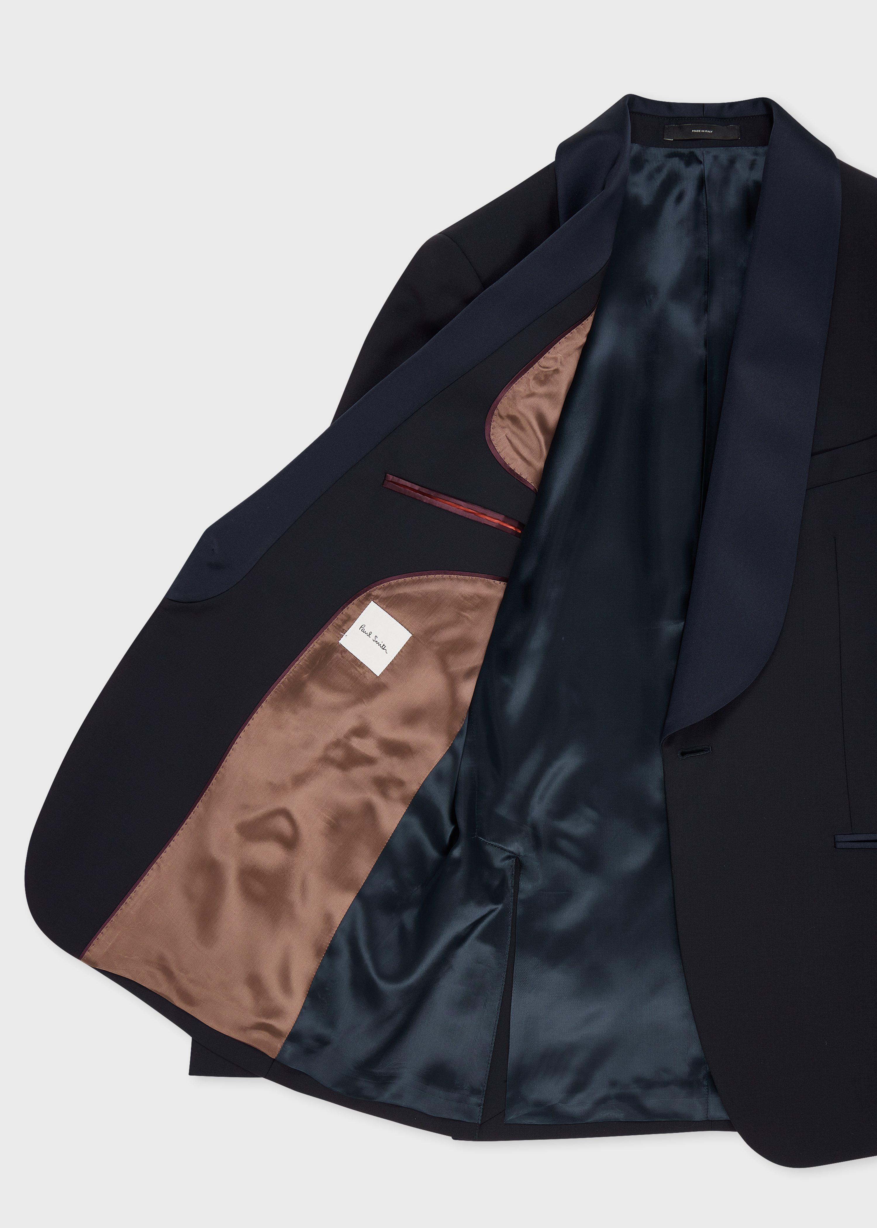 Navy Wool-Mohair Evening Blazer thumbnail 15