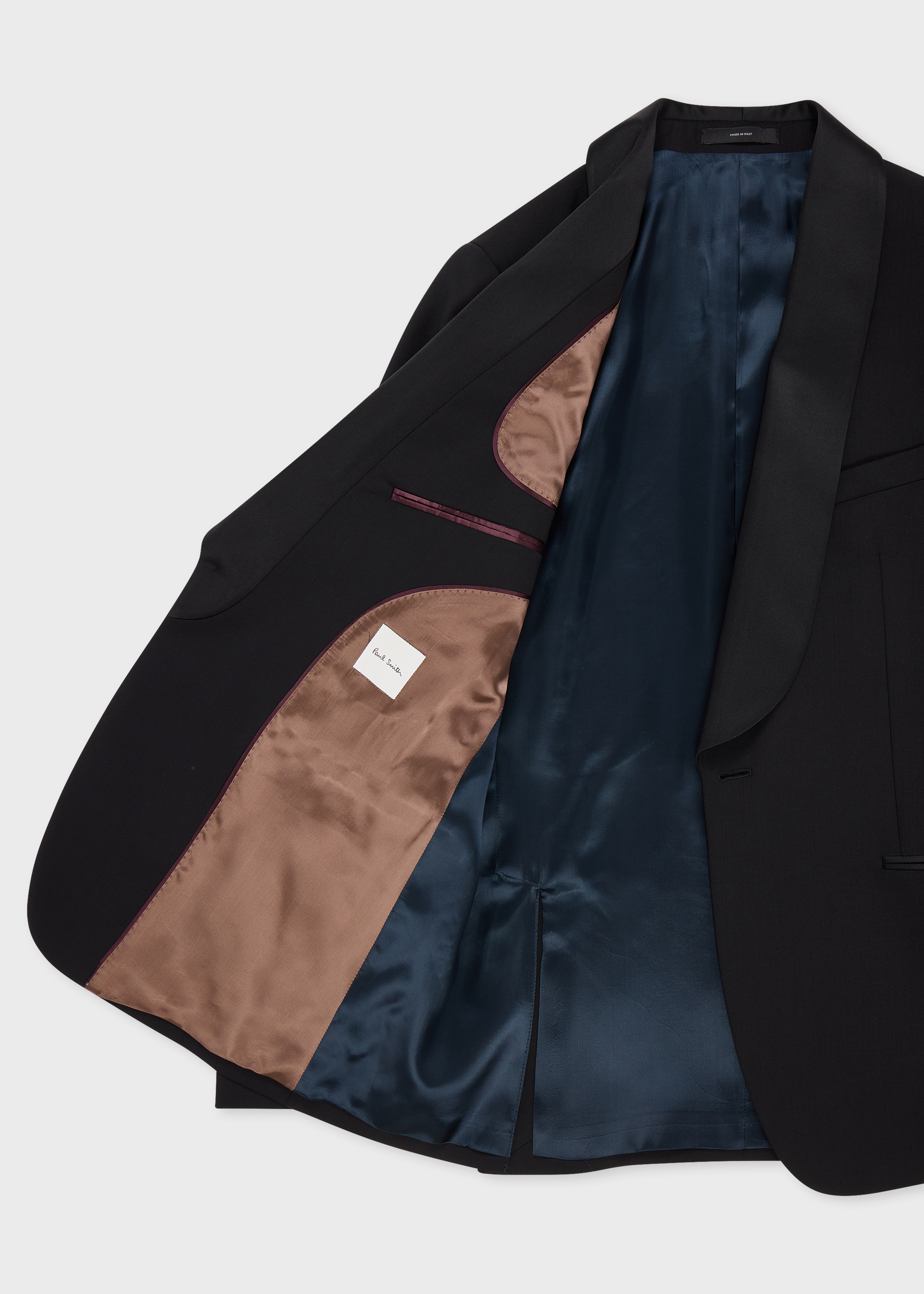 Black Wool-Mohair Evening Blazer thumbnail 12
