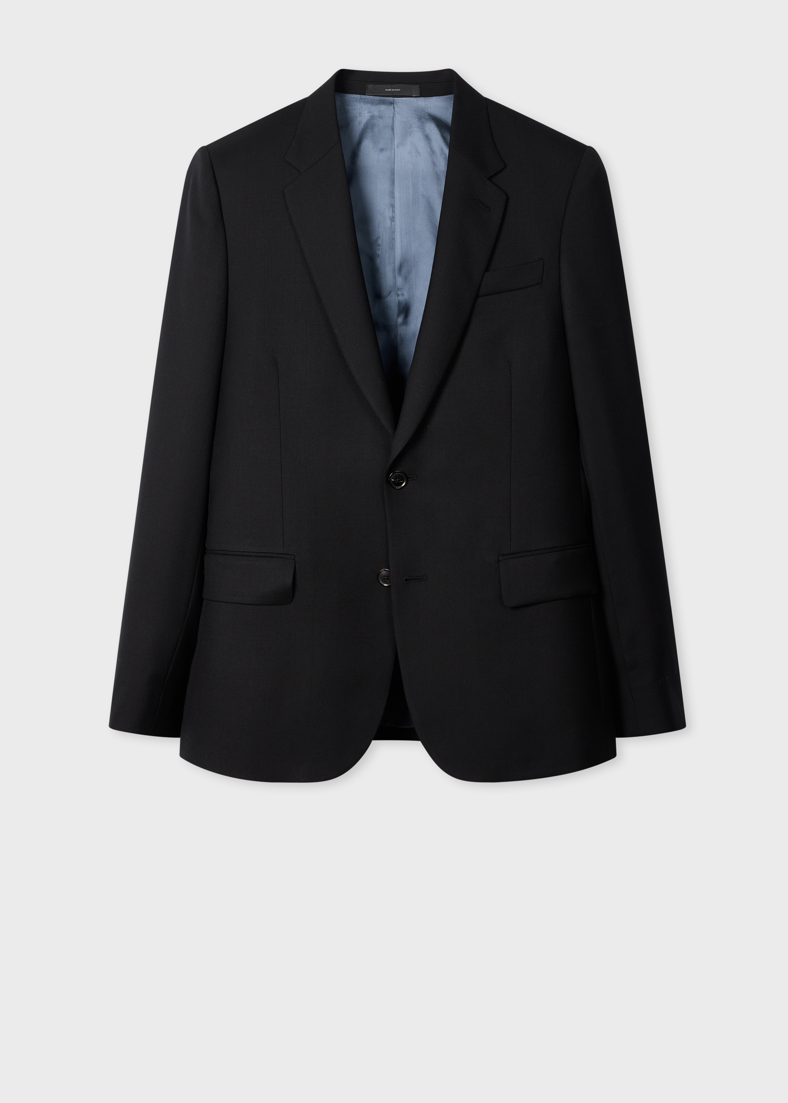 The Soho - Tailored-Fit Black Wool 'A Suit To Travel In' Blazer primary image