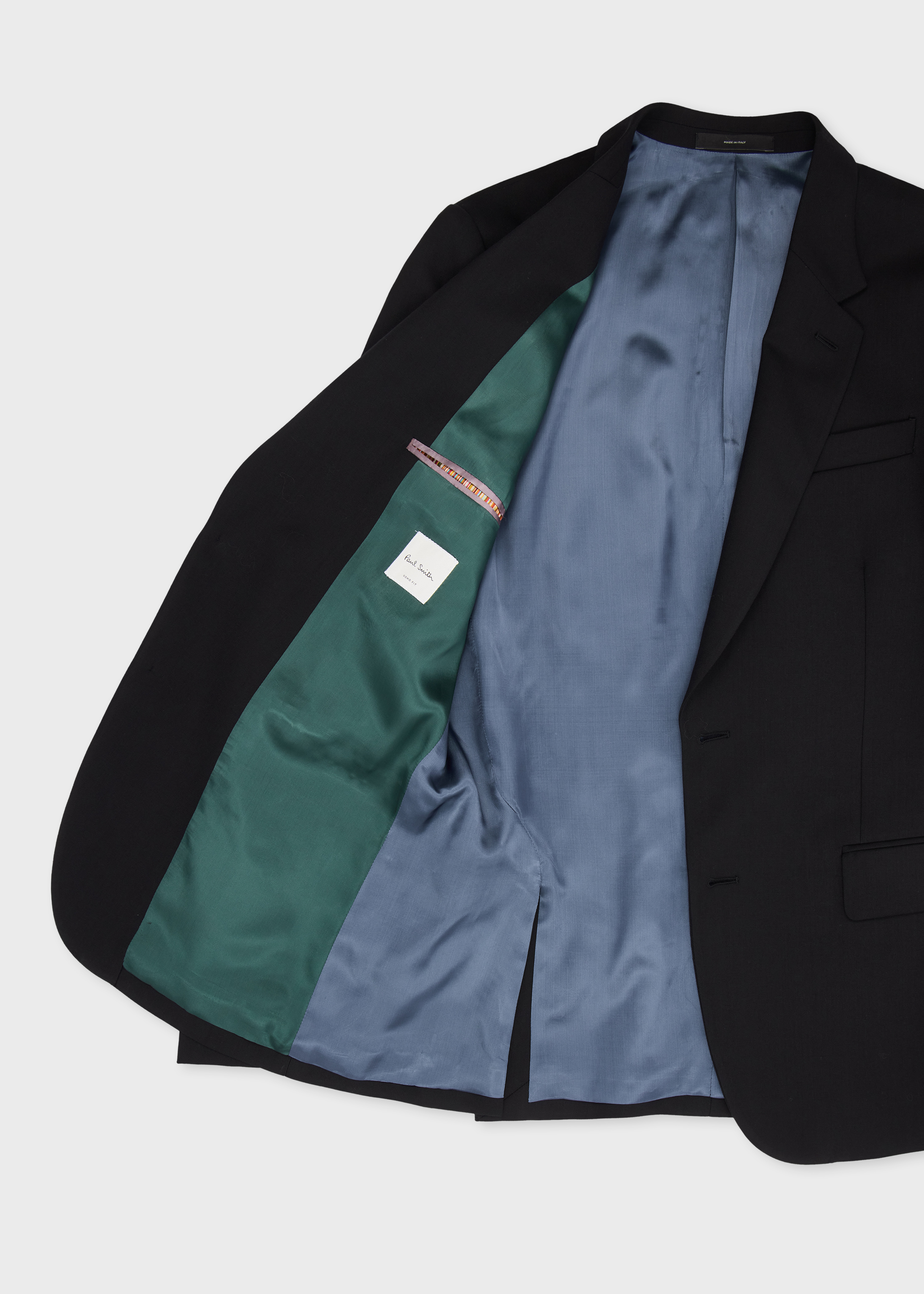 The Soho - Tailored-Fit Black Wool 'A Suit To Travel In' Blazer