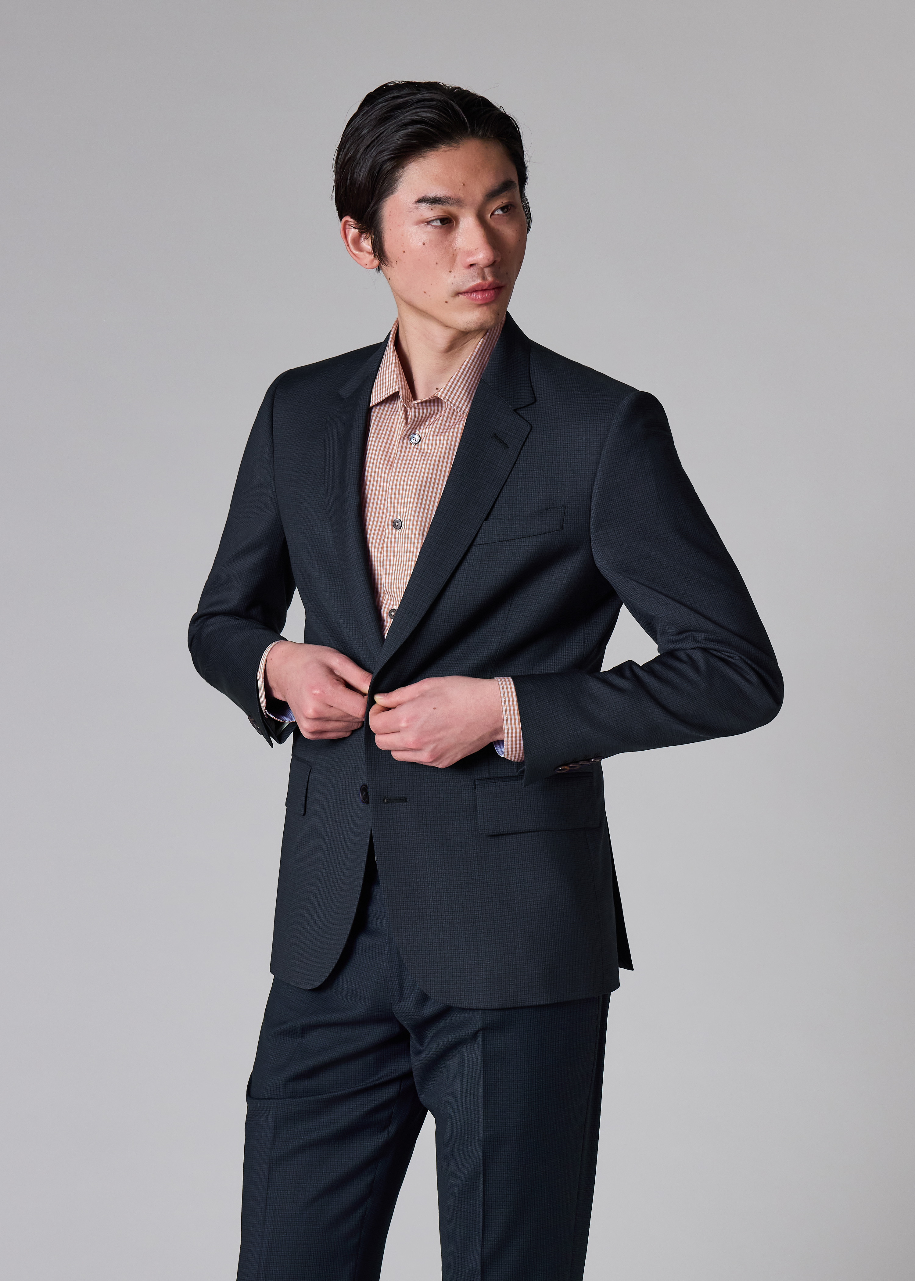 Paul Smith The Soho - Tailored-Fit Black Velvet Suit | King's Cross
