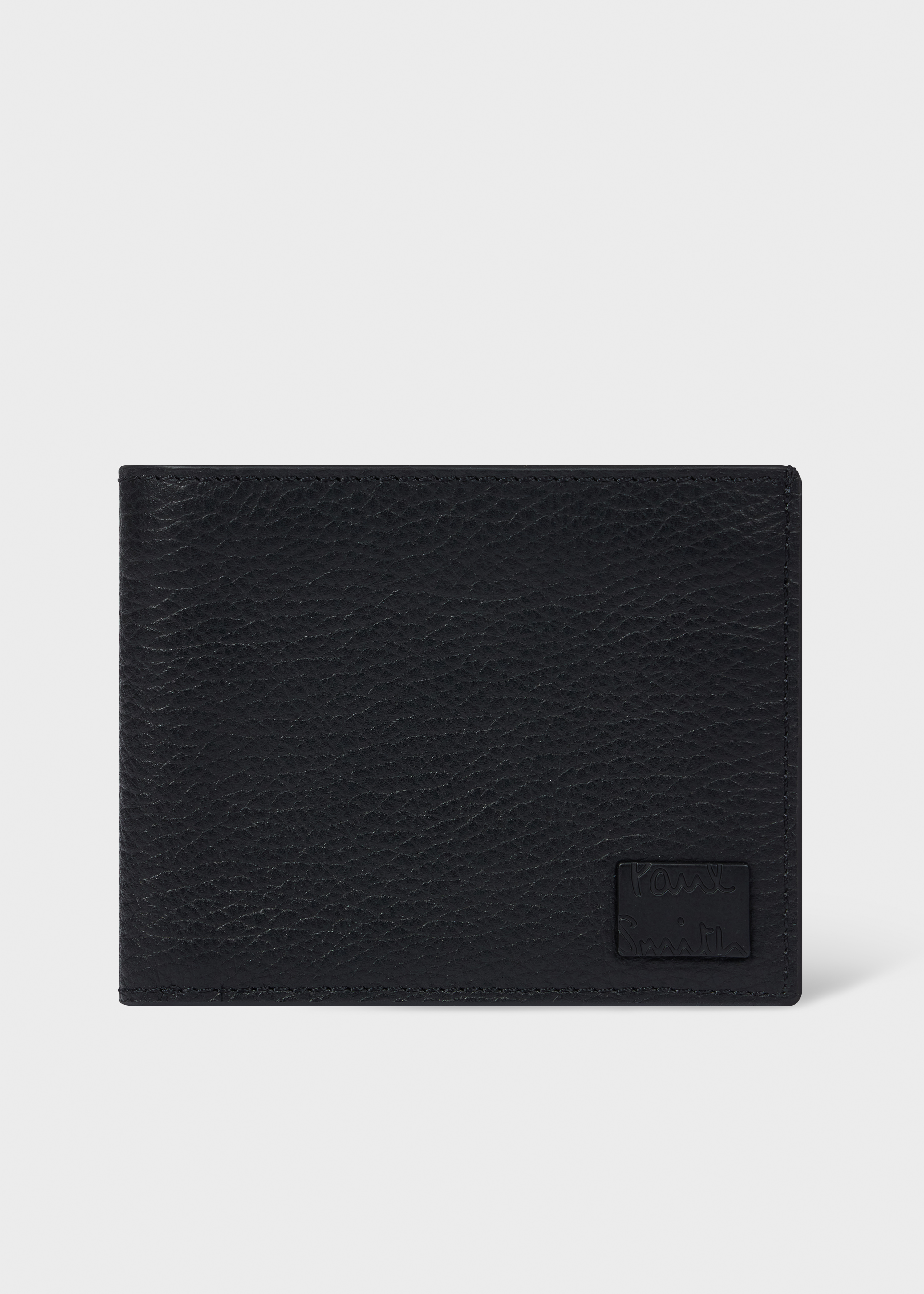 Paul Smith Dark Green Grained Leather Compact Billfold Wallet