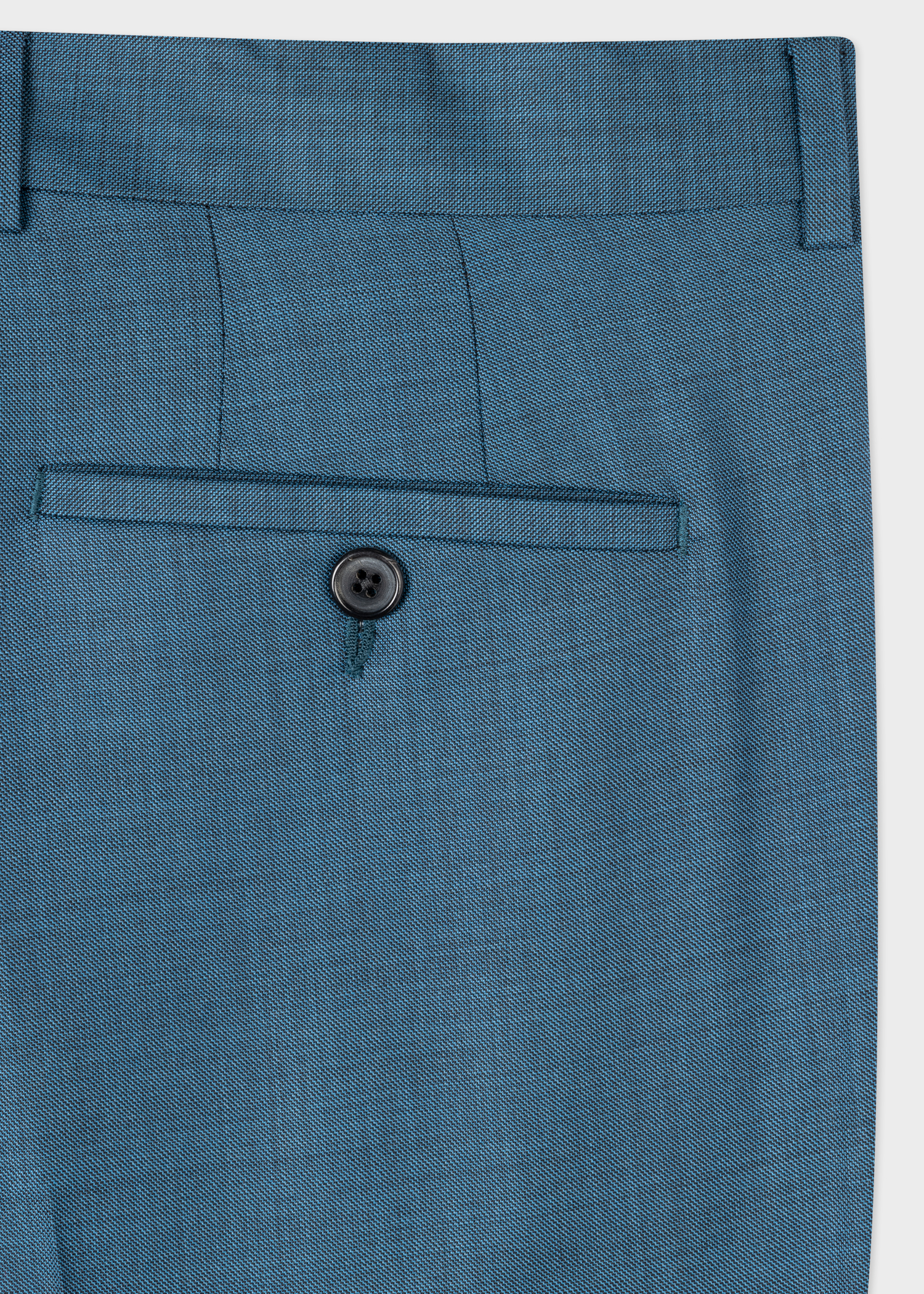 The Soho - Teal Sharkskin Wool Suit thumbnail 8