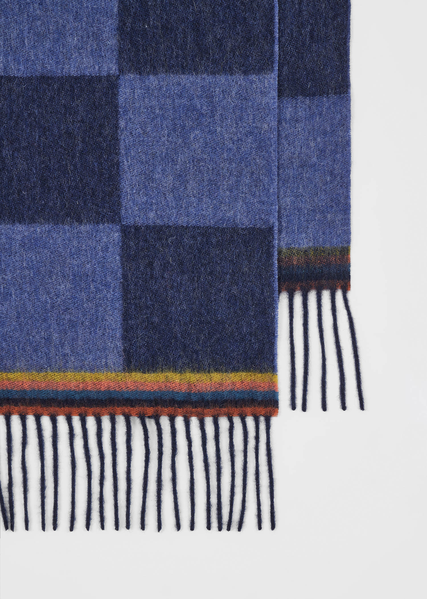 Men's Black 'Hendrix' Check Scarf