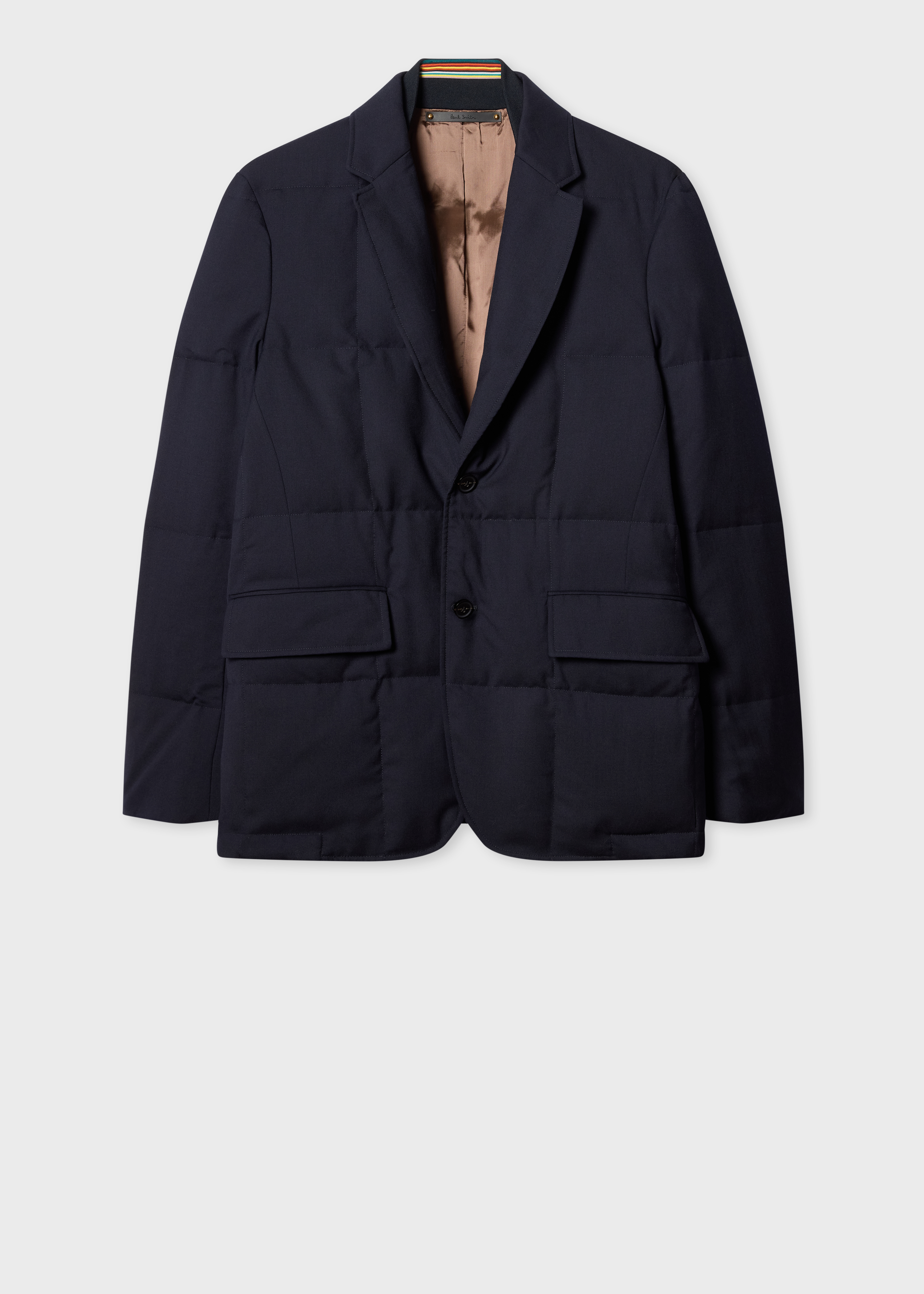 Navy Blue Quilted ' A Suit To Travel In' Blazer primary image