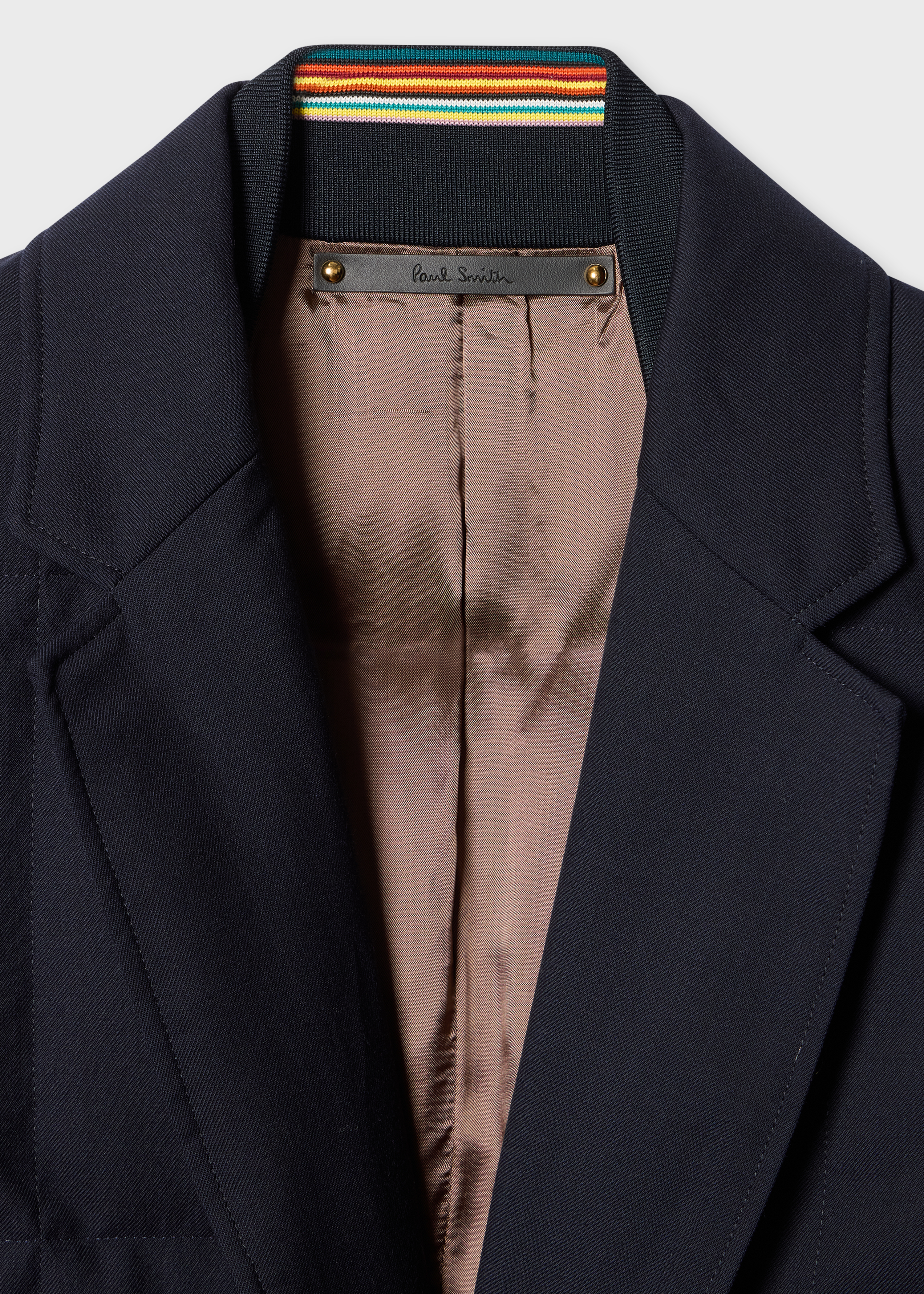 Navy Blue Quilted ' A Suit To Travel In' Blazer thumbnail 3