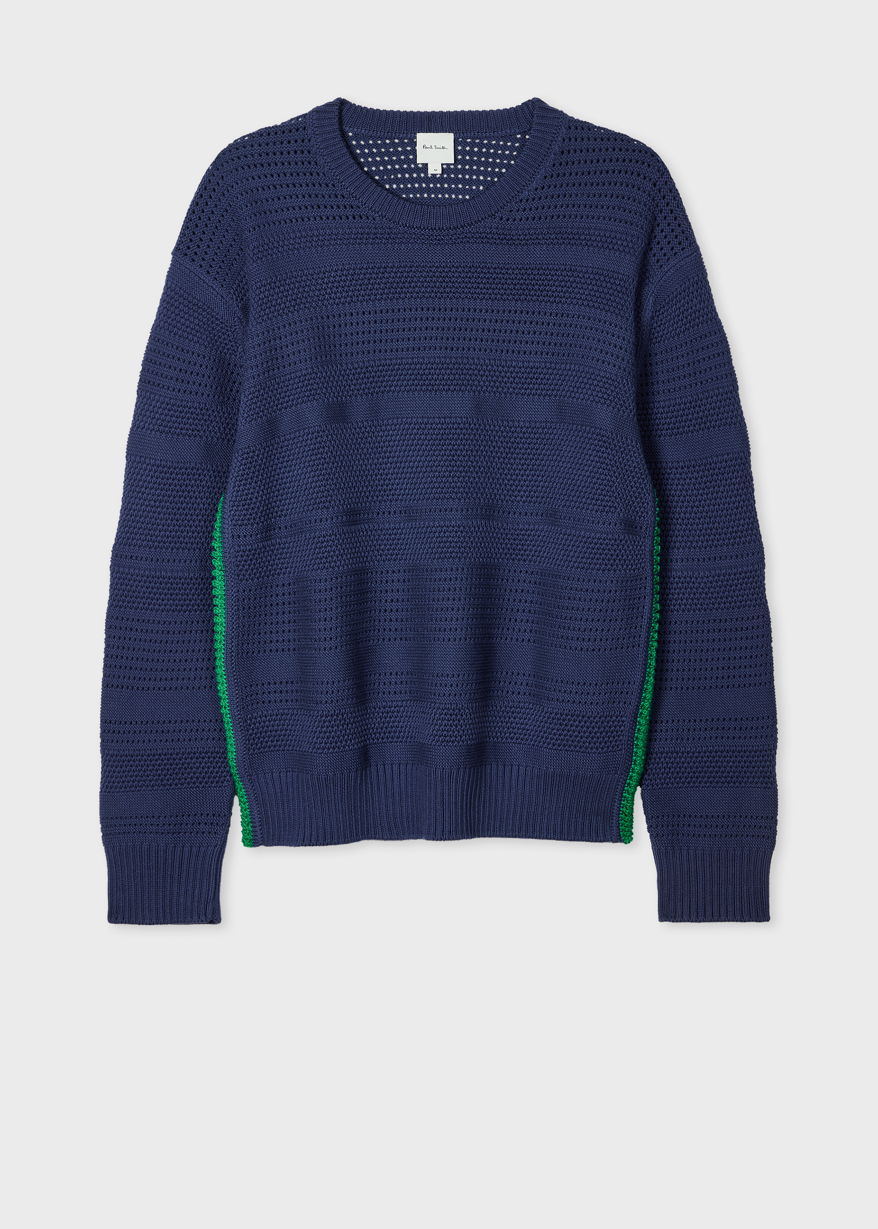 Paul Smith Navy Textured Cotton Sweater | King