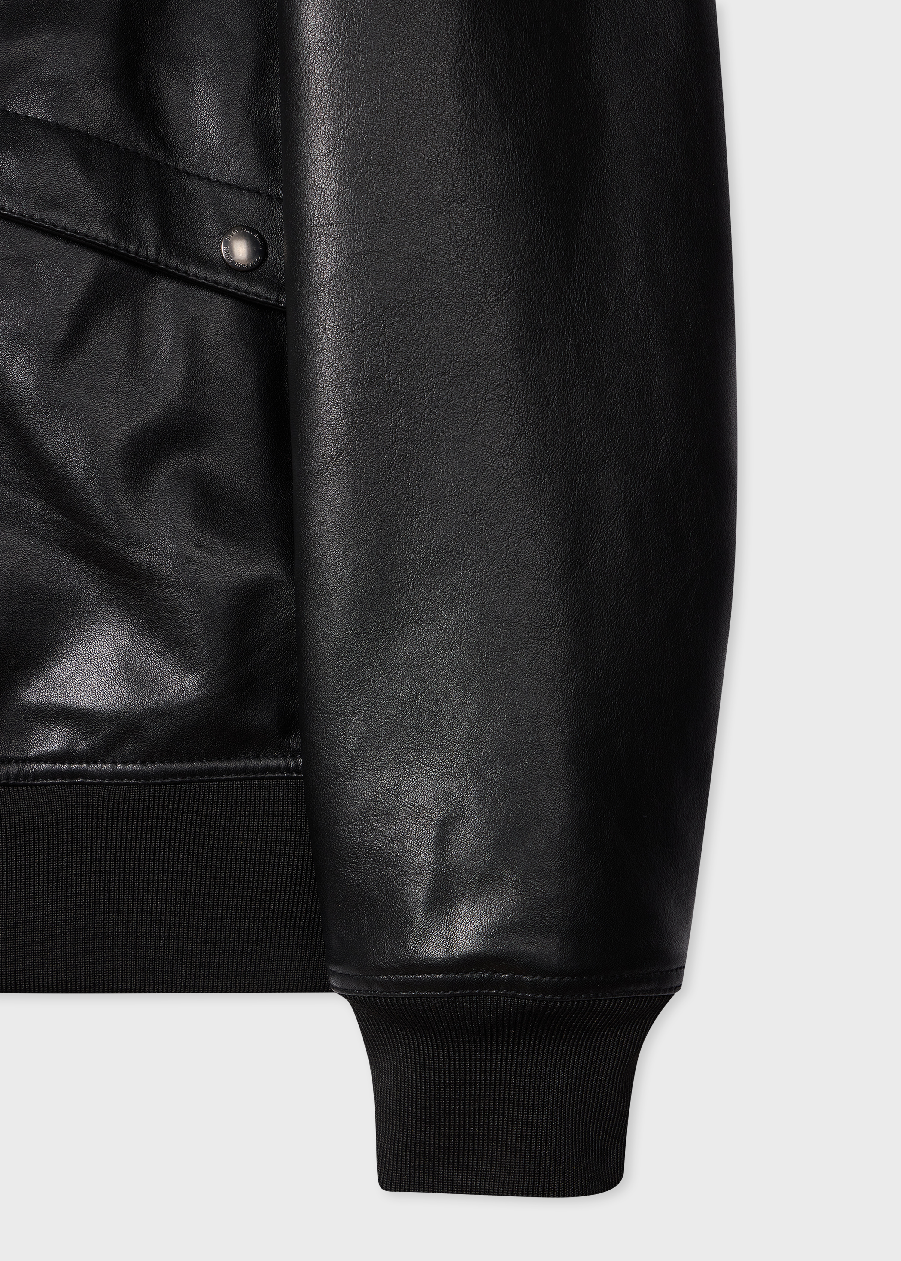 ジャケット・アウター Paul Smith zip-up Jacket Blouson Black L Paul Smith - Leather Jacket - Black Paul Smith