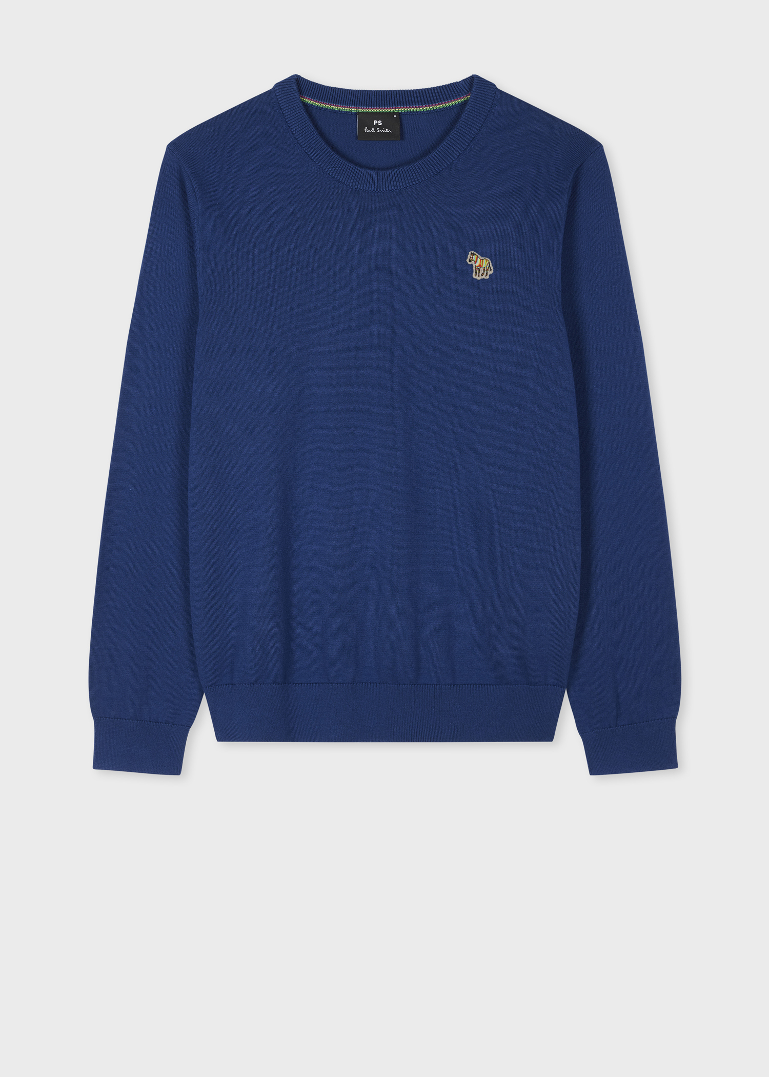 Men's Green Organic Cotton Zebra Logo Sweater