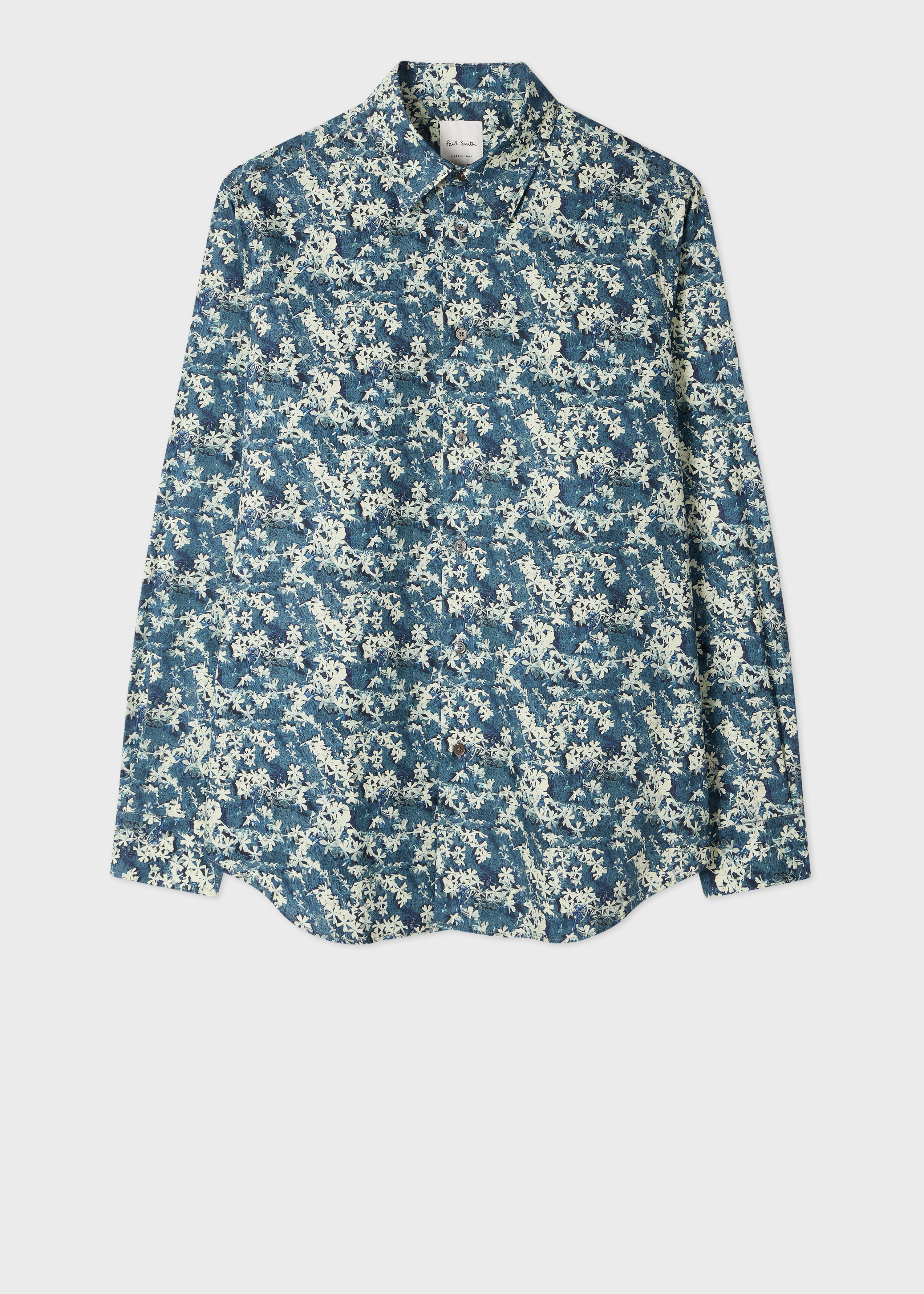 Paul Smith 'Field Flowers' Print Lyocell Shirt | King's Cross
