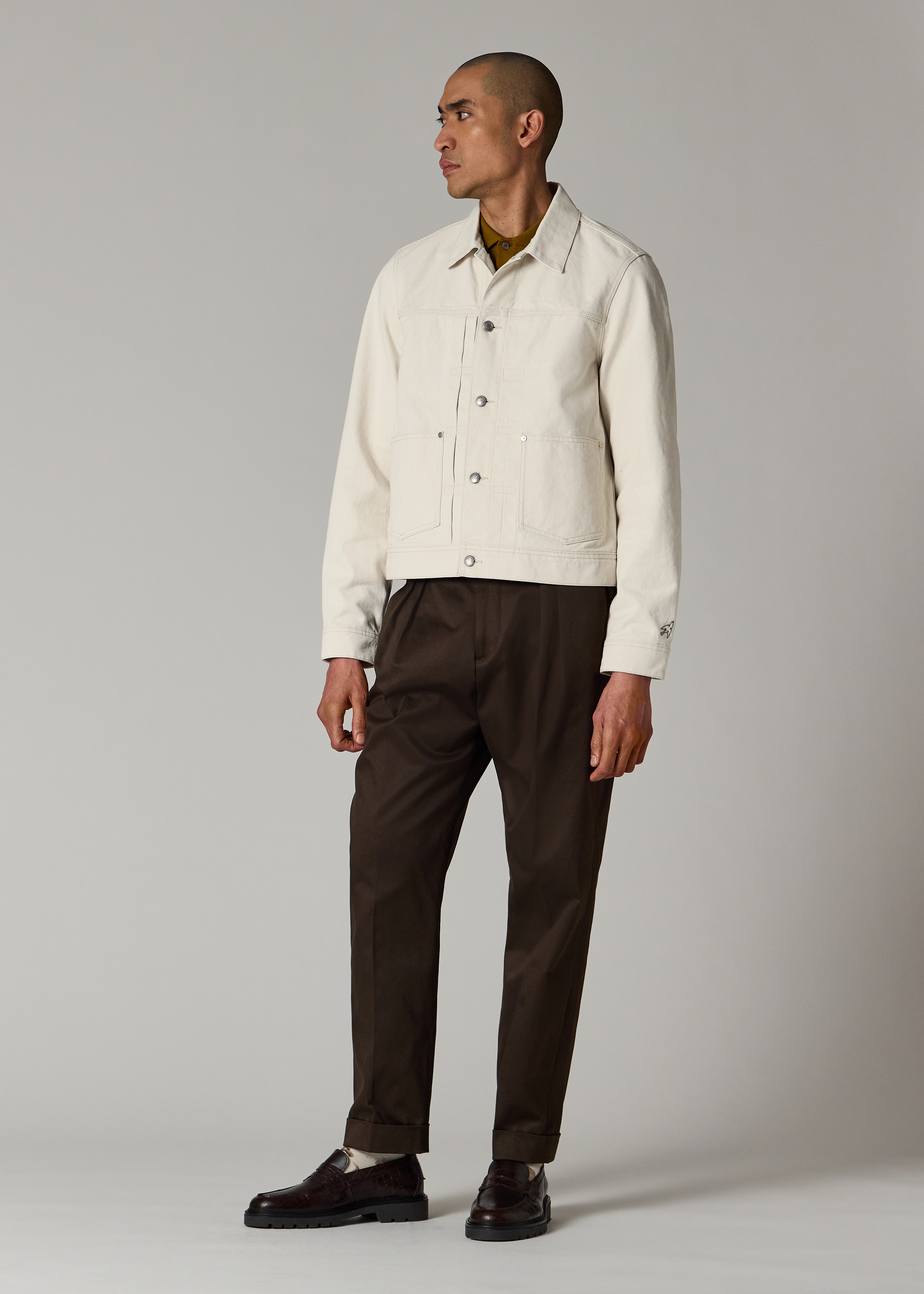PS Paul Smith Mid Blue Stretch Cotton-Twill Chore Jacket | King